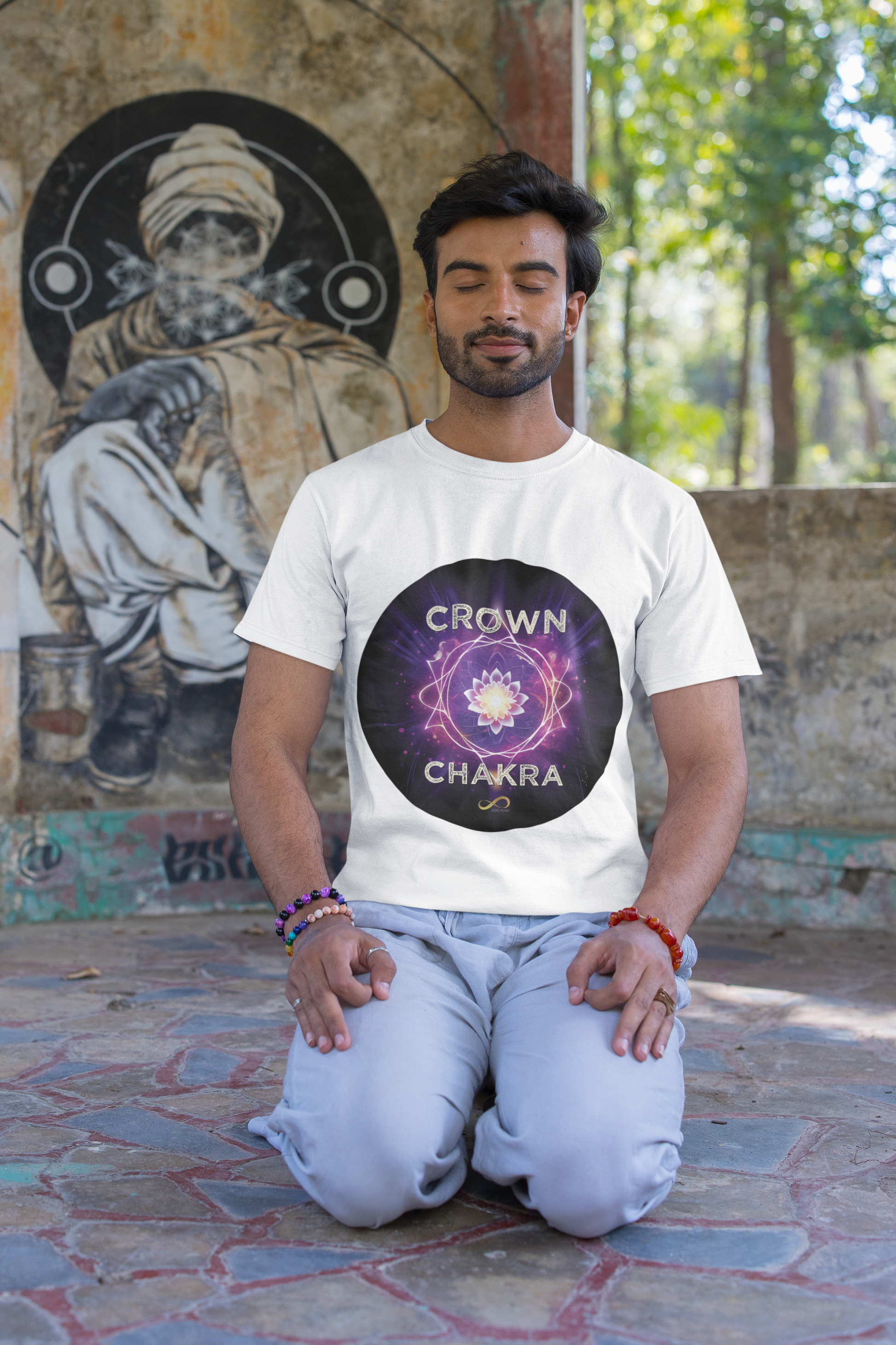 Crown Chakra shirt zero point activation merch