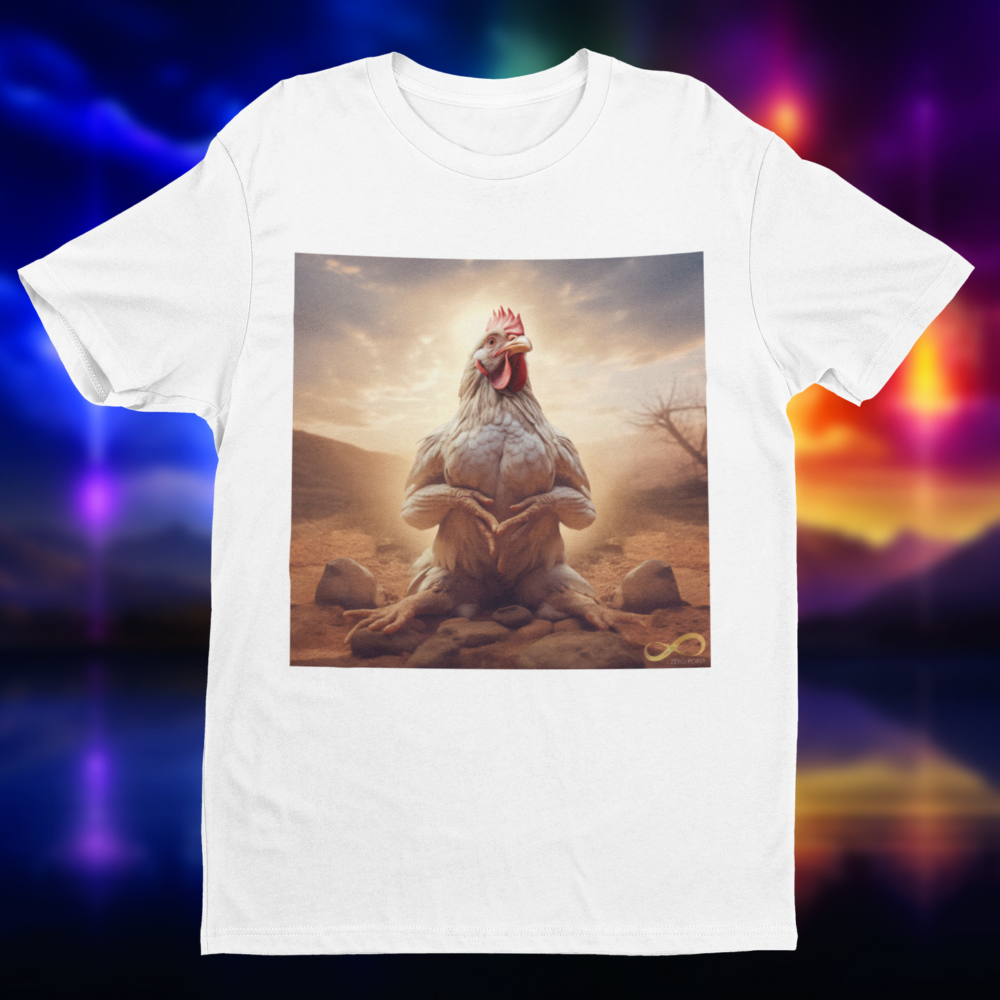 Meditating Zen Hen Men's Shirt