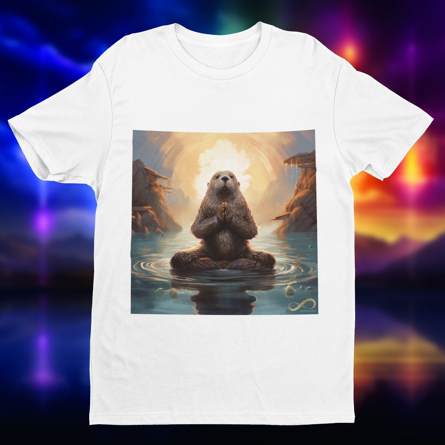 Meditating Zen Otter Women's Shirt