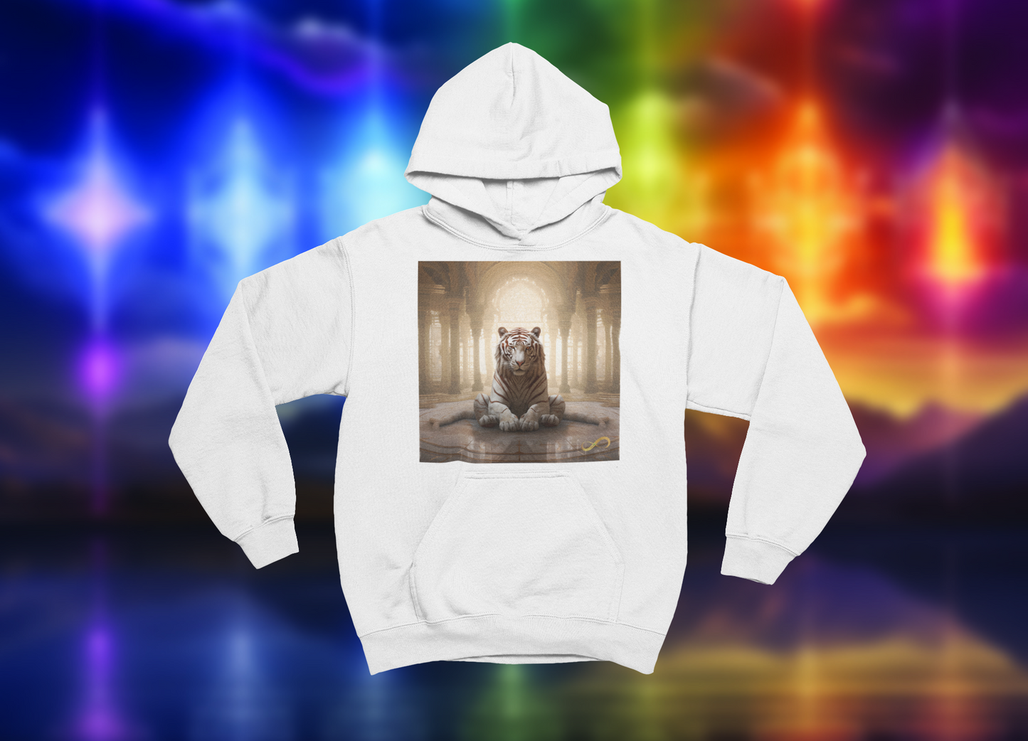 Meditating Zen Tiger Hoodie