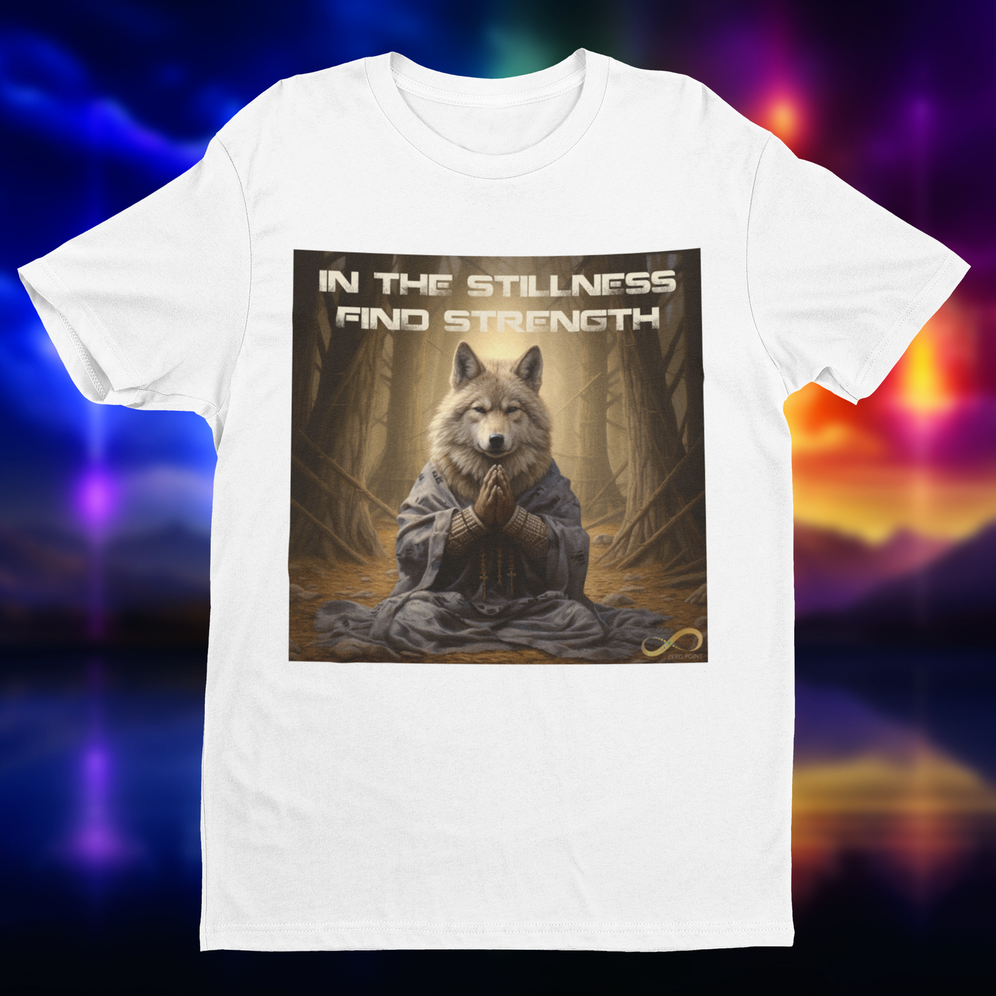 Meditating Zen Tiger with Mantra Women's Shirt