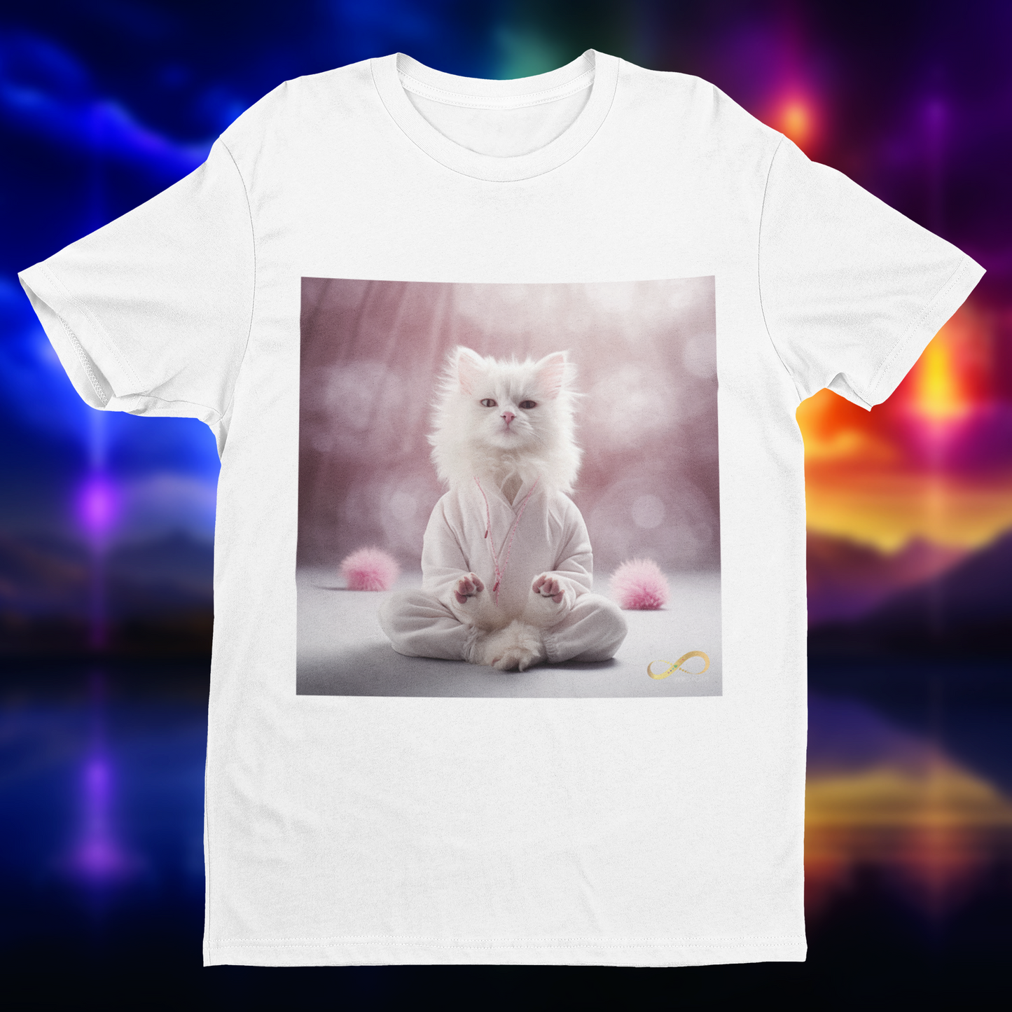 Meditating Zen Cat Women's Shirt