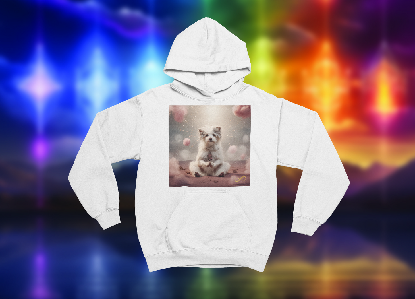 Meditating Zen Dog Hoodie