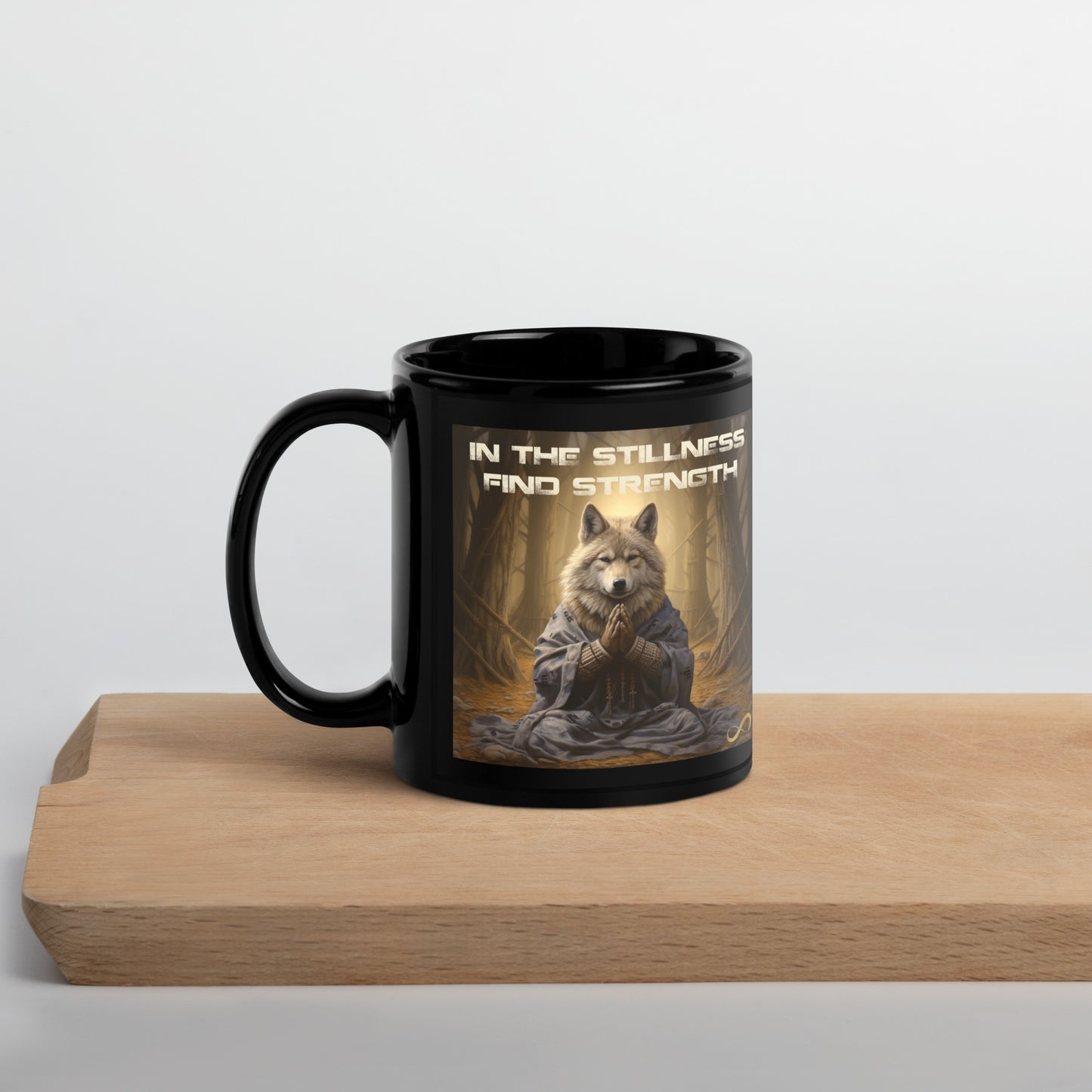 Meditating Wolf Mug