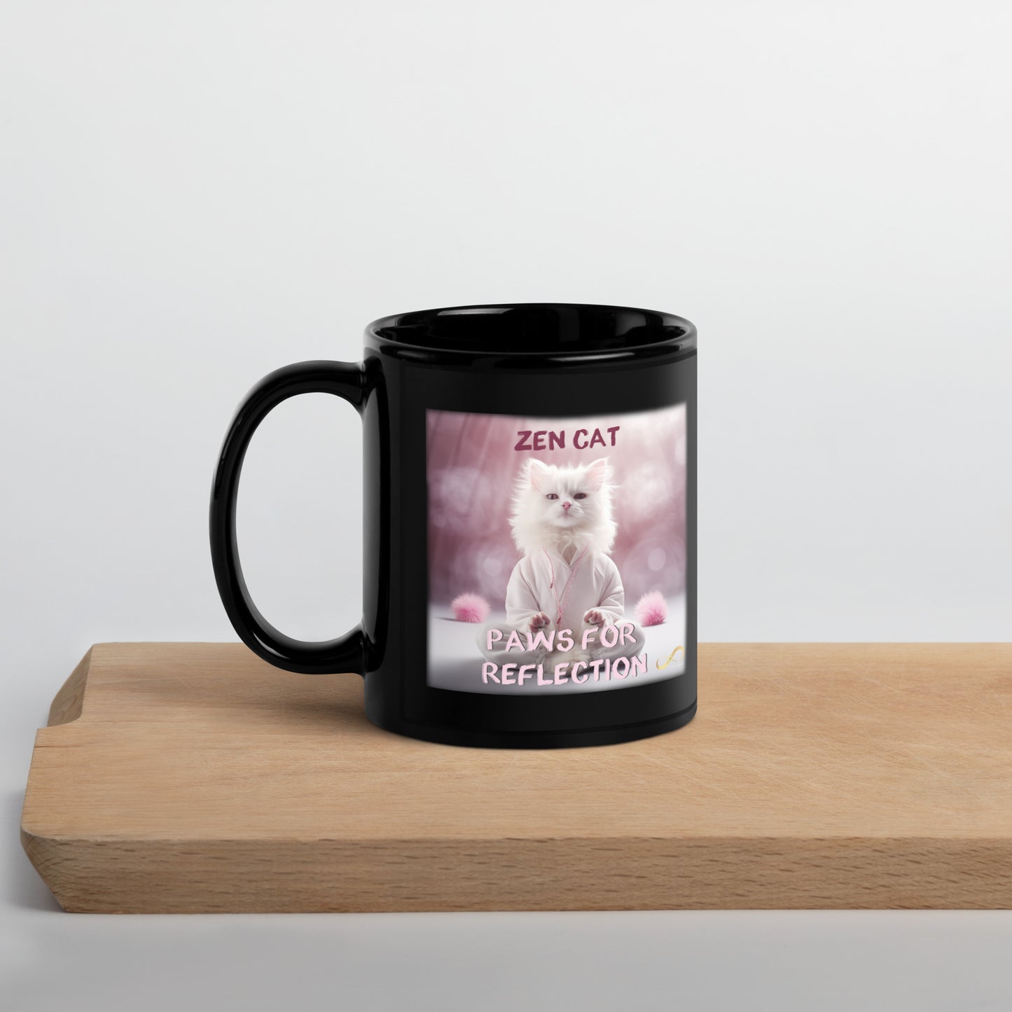 Meditating Cat Mug