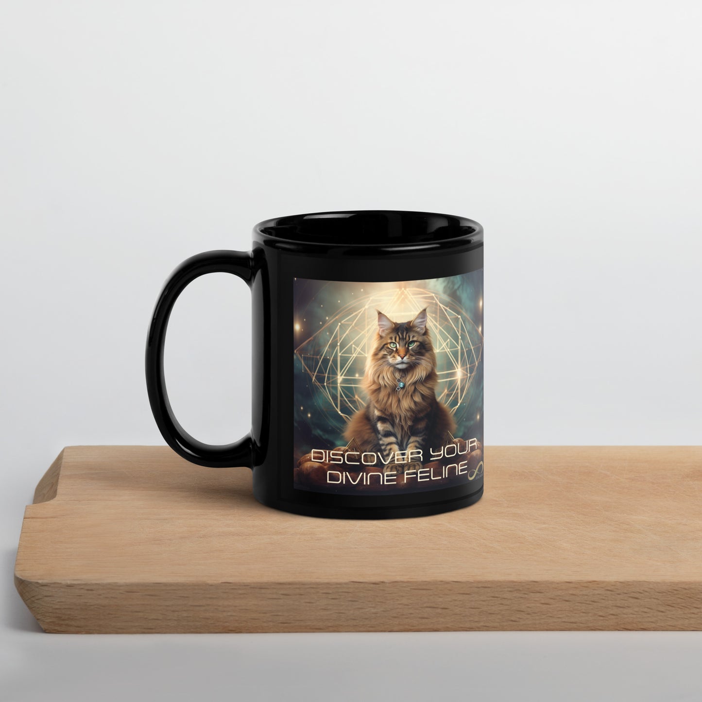 Meditating Divine Feline Mug