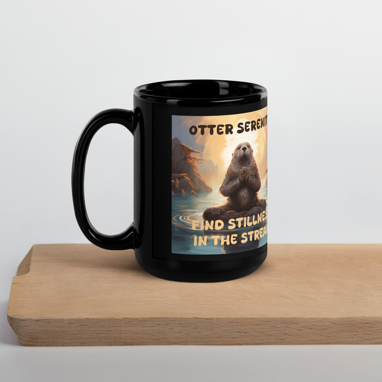 Meditating Otter Mug