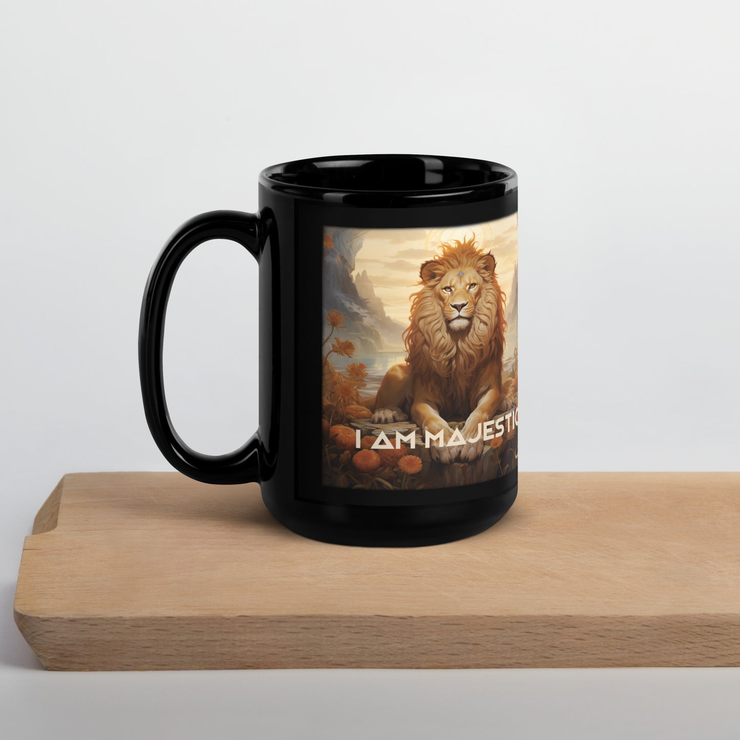 Meditating Lion Mug