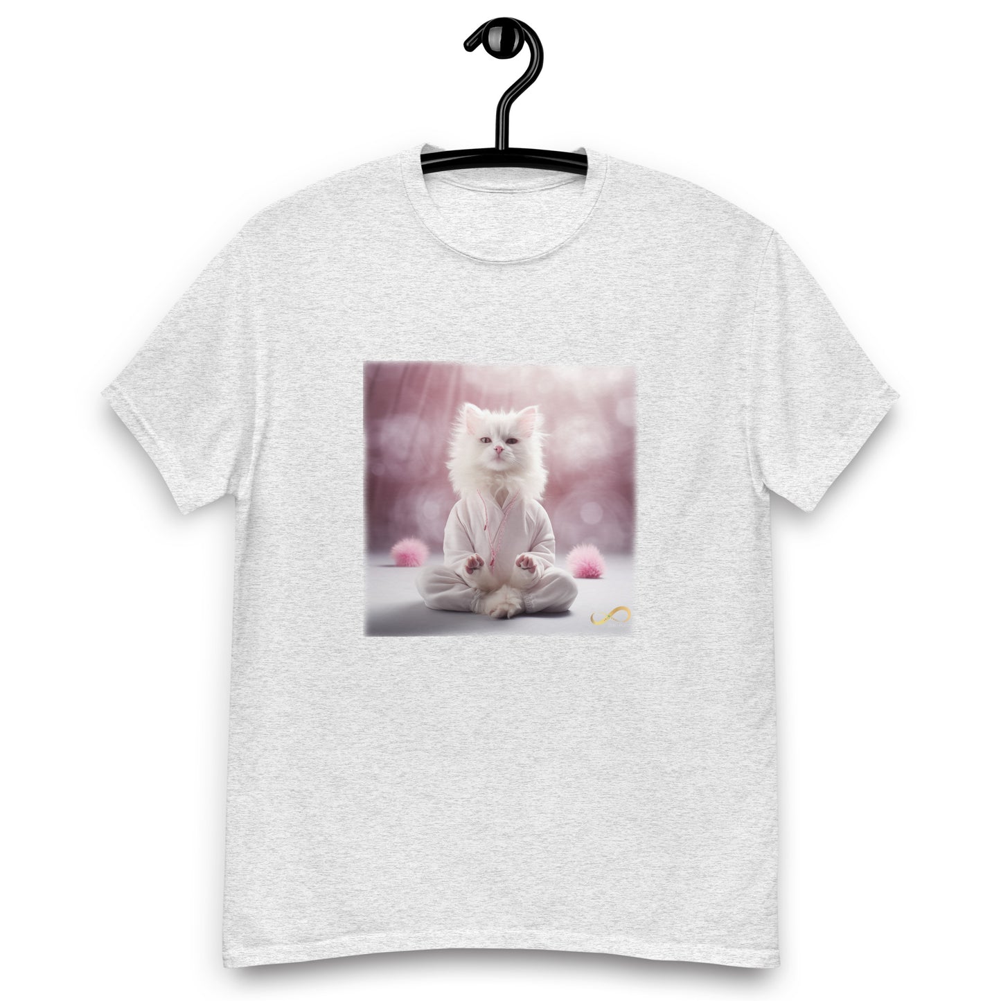 Meditating Zen Cat Men's Shirt