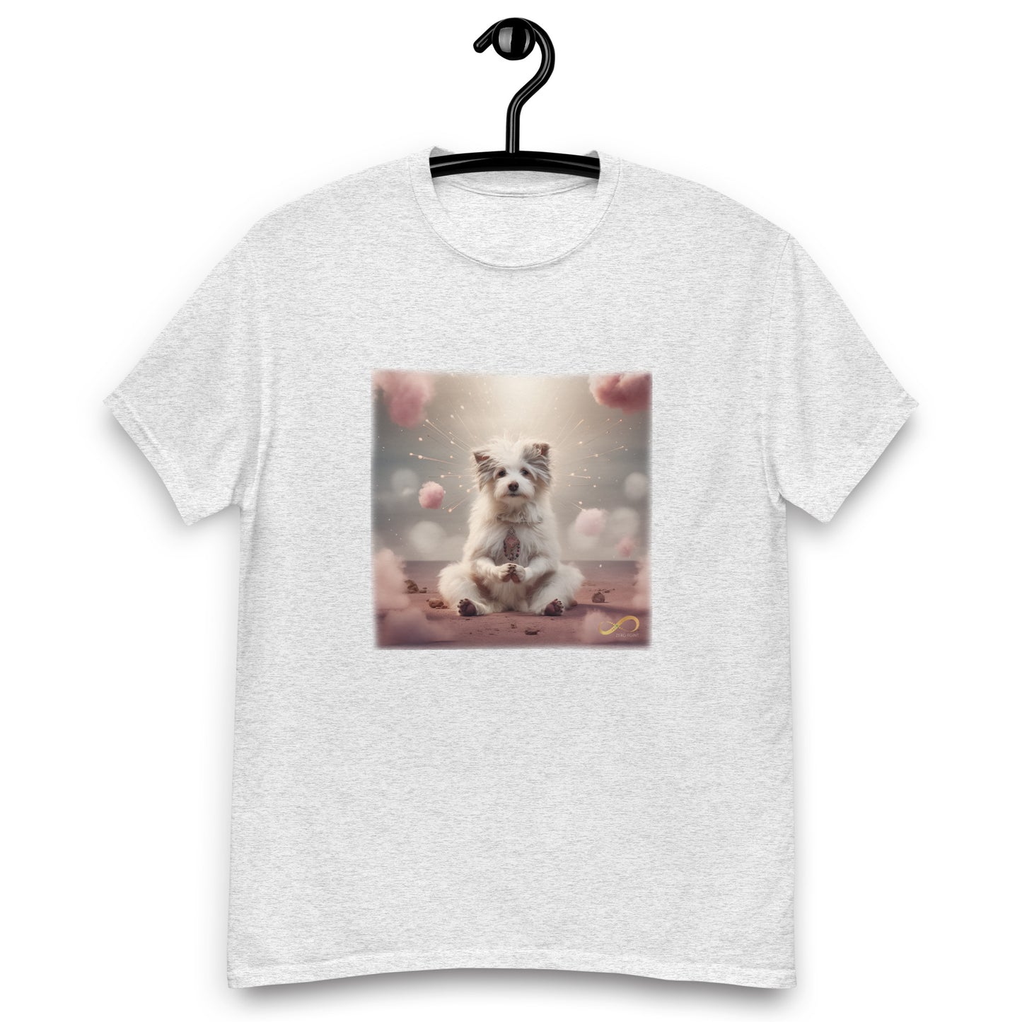 Meditating Zen Dog Men's Shirt