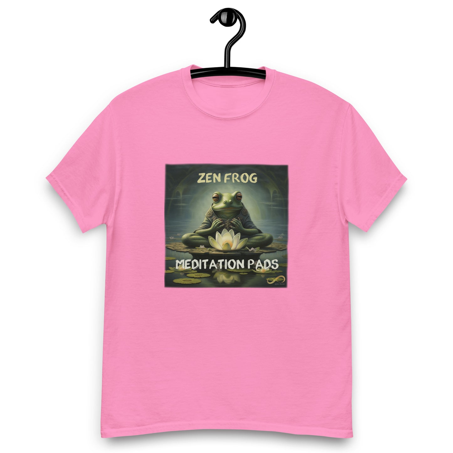 Meditating Zen Frog with Mantra Men's Shirt