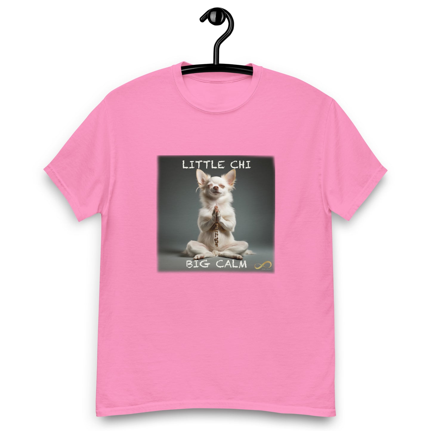 Meditating Zen Chihuahua with Mantra Men's Shirt