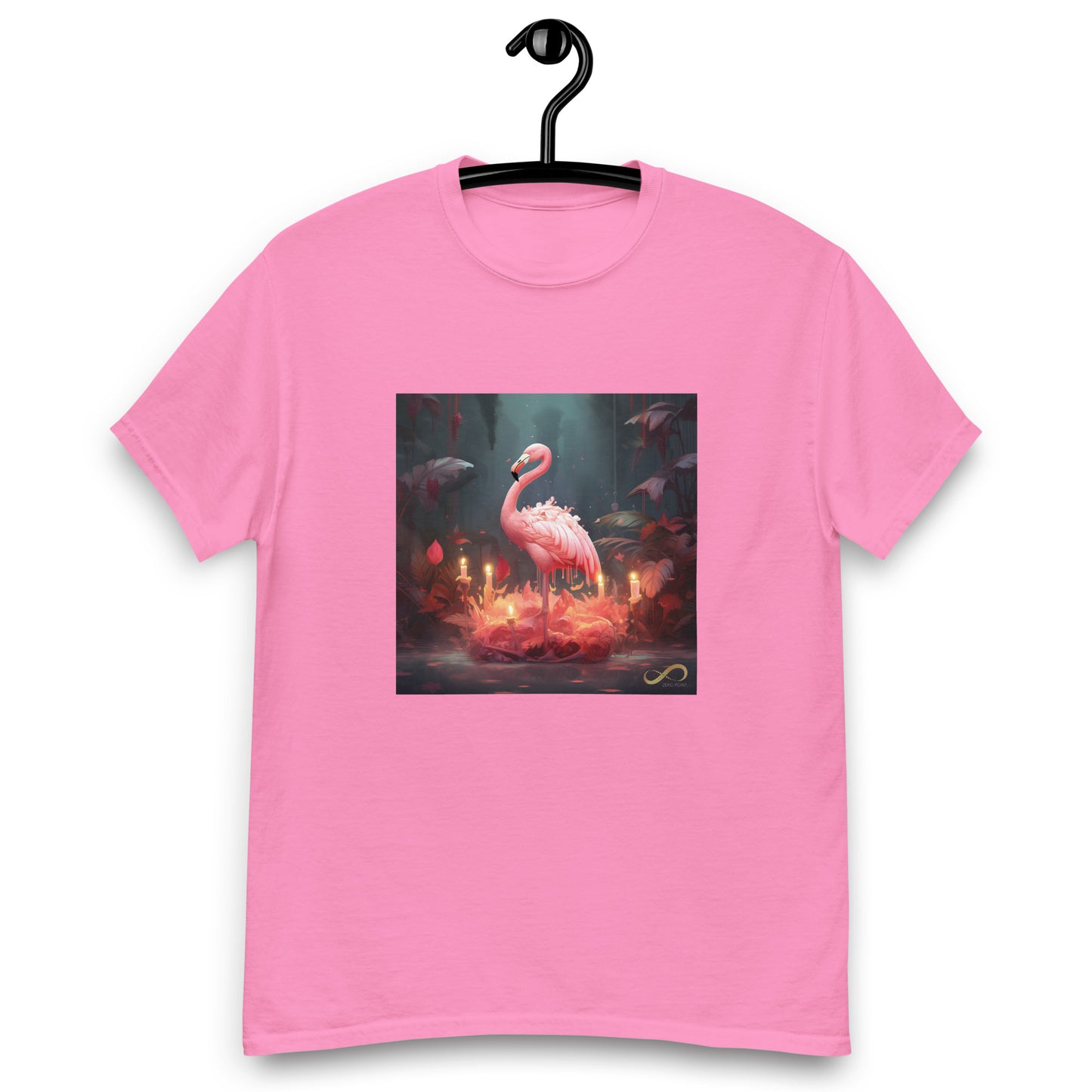 Meditating Zen Flamingo Men's Shirt