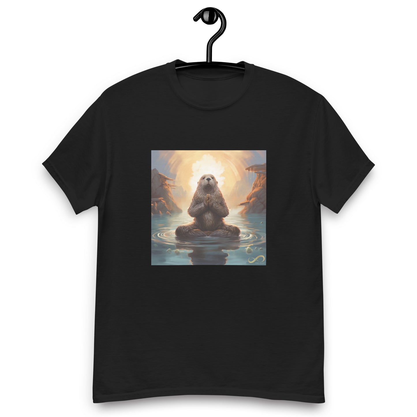 Meditating Zen Otter Men's Shirt