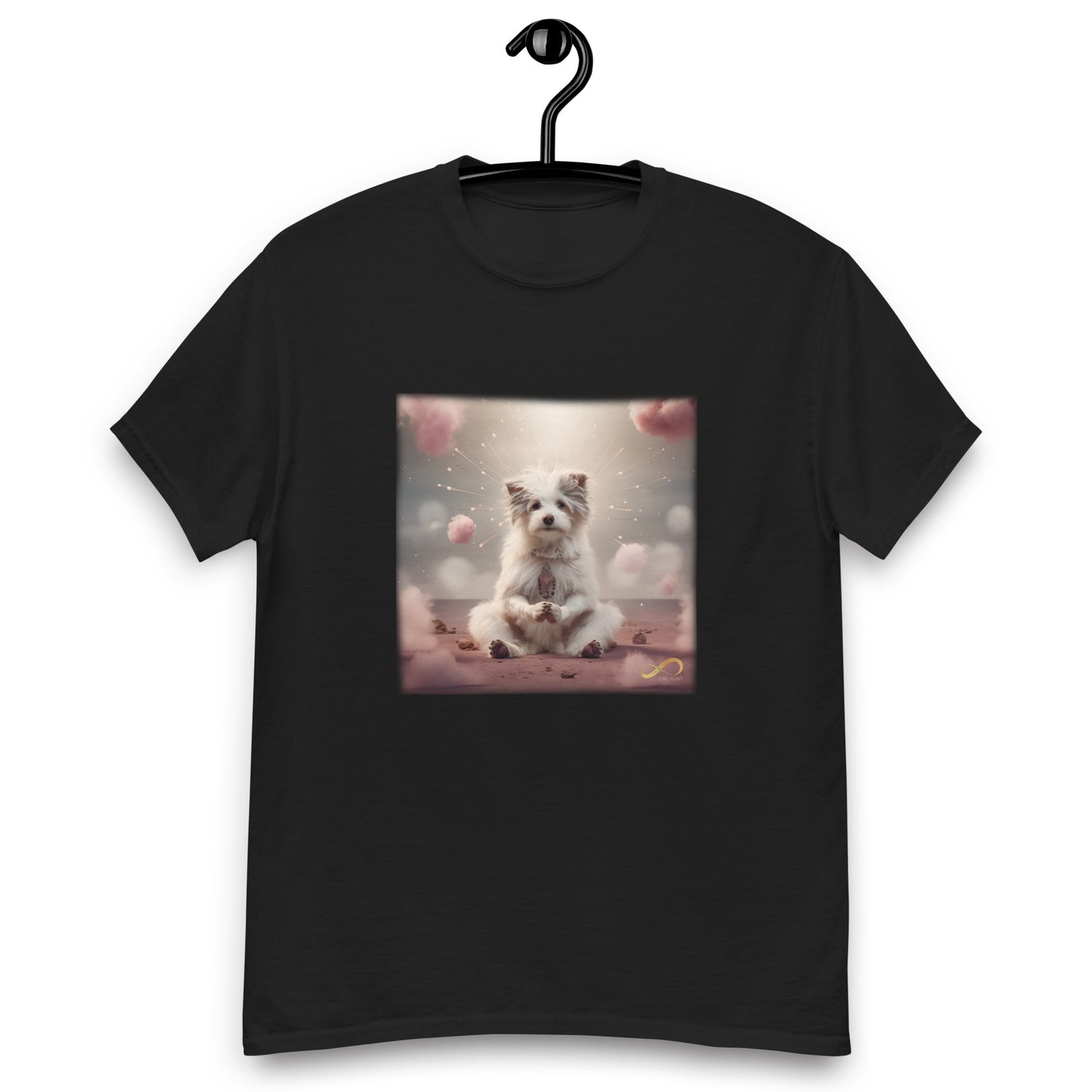 Meditating Zen Dog Men's Shirt