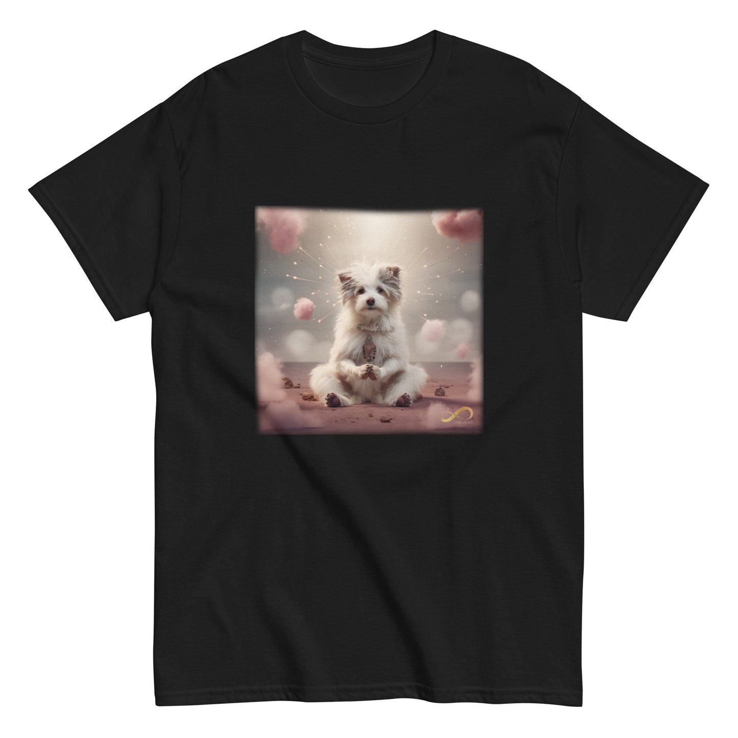 Meditating Zen Dog Men's Shirt