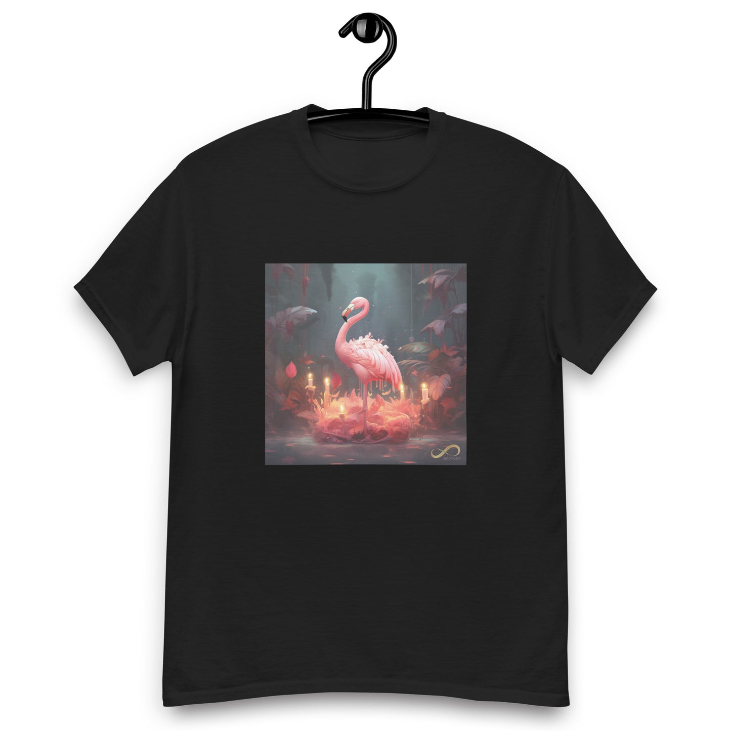 Meditating Zen Flamingo Men's Shirt