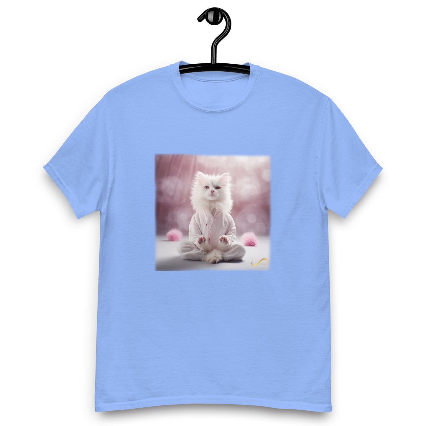 Meditating Zen Cat Men's Shirt