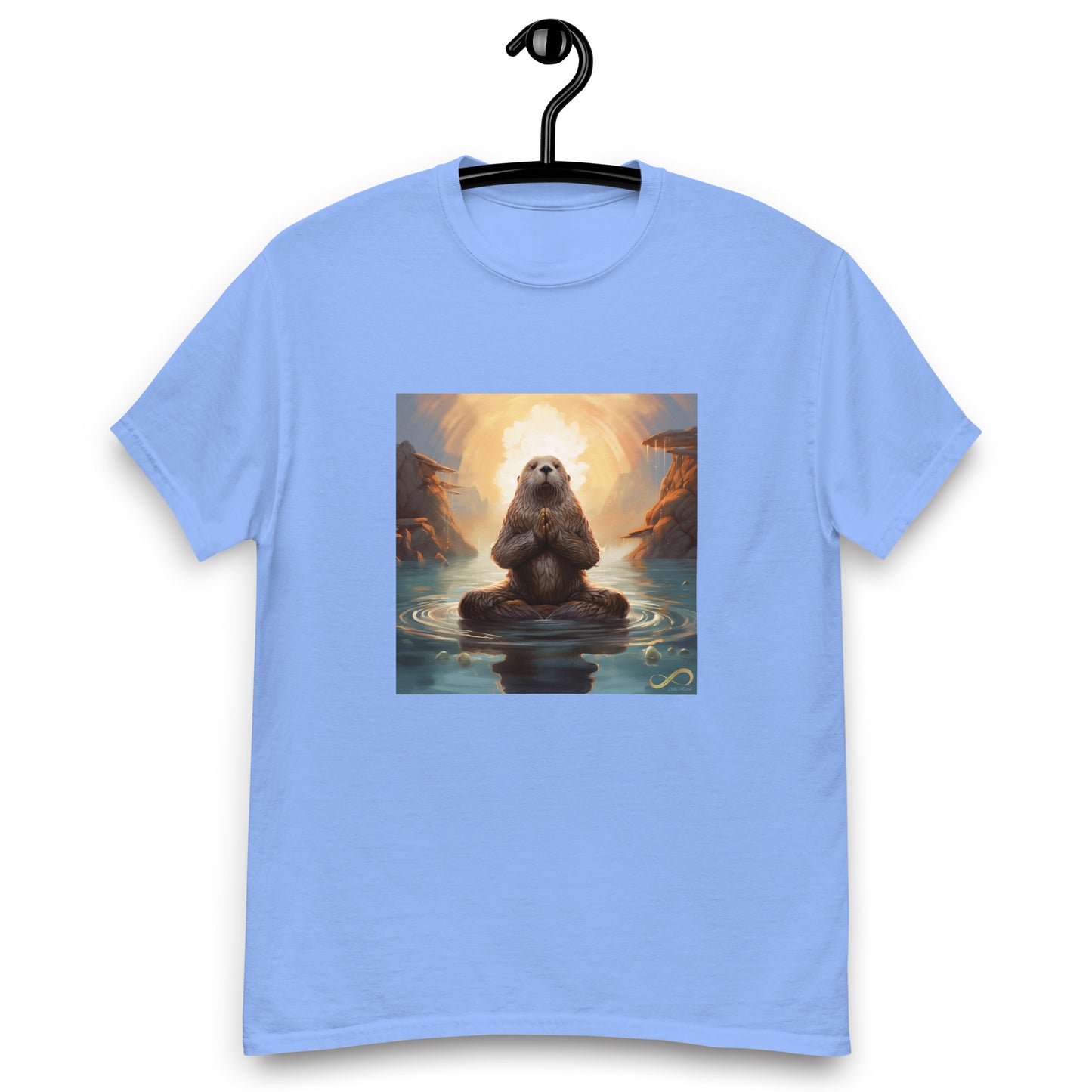 Meditating Zen Otter Men's Shirt