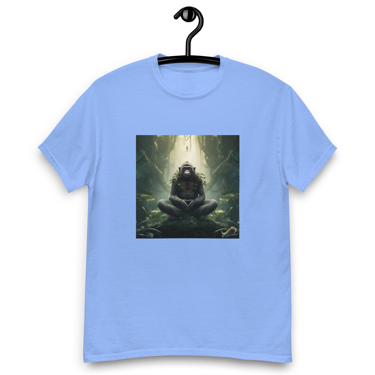 Meditating Zen Monkey Mind Men's Shirt