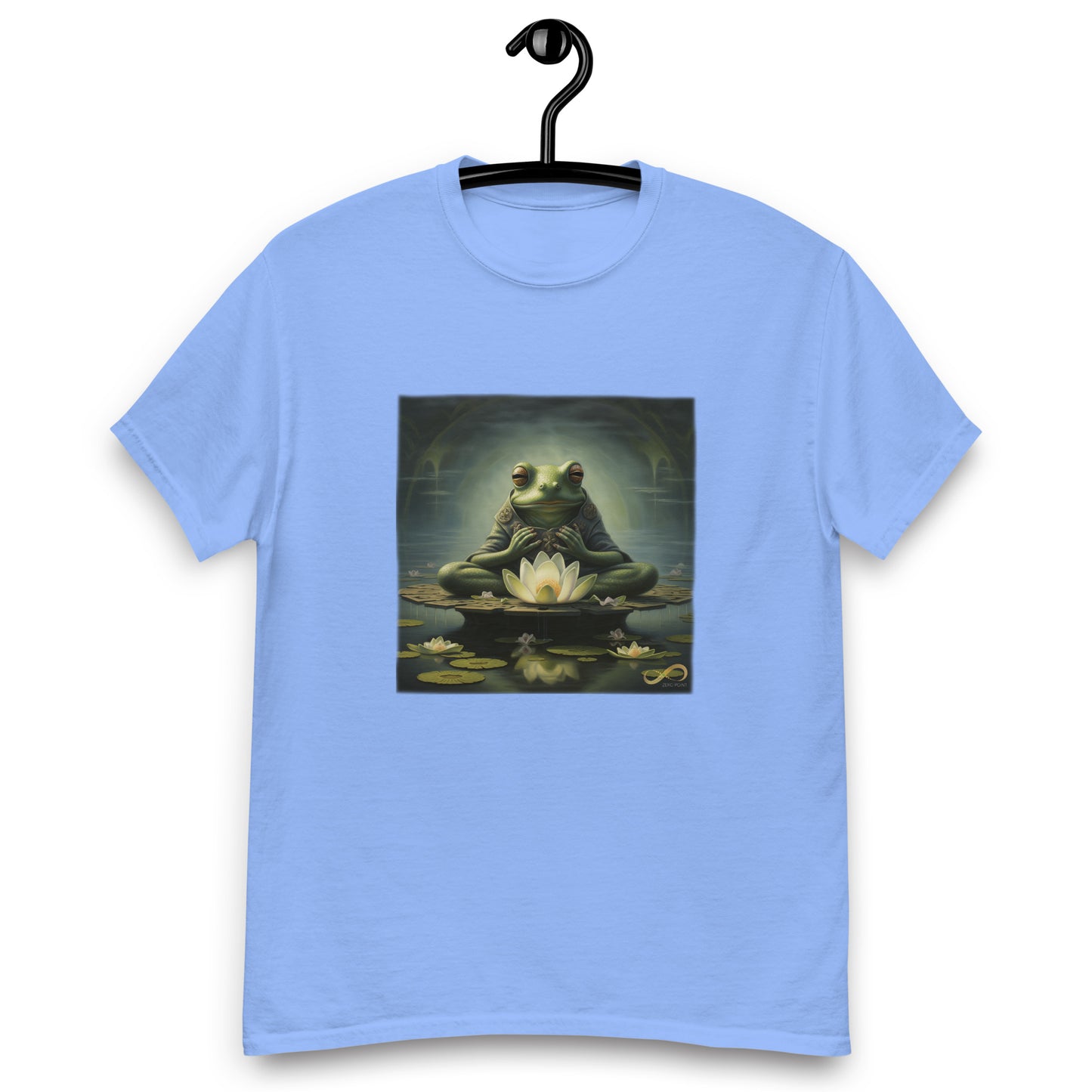 Meditating Zen Frog Men's Shirt