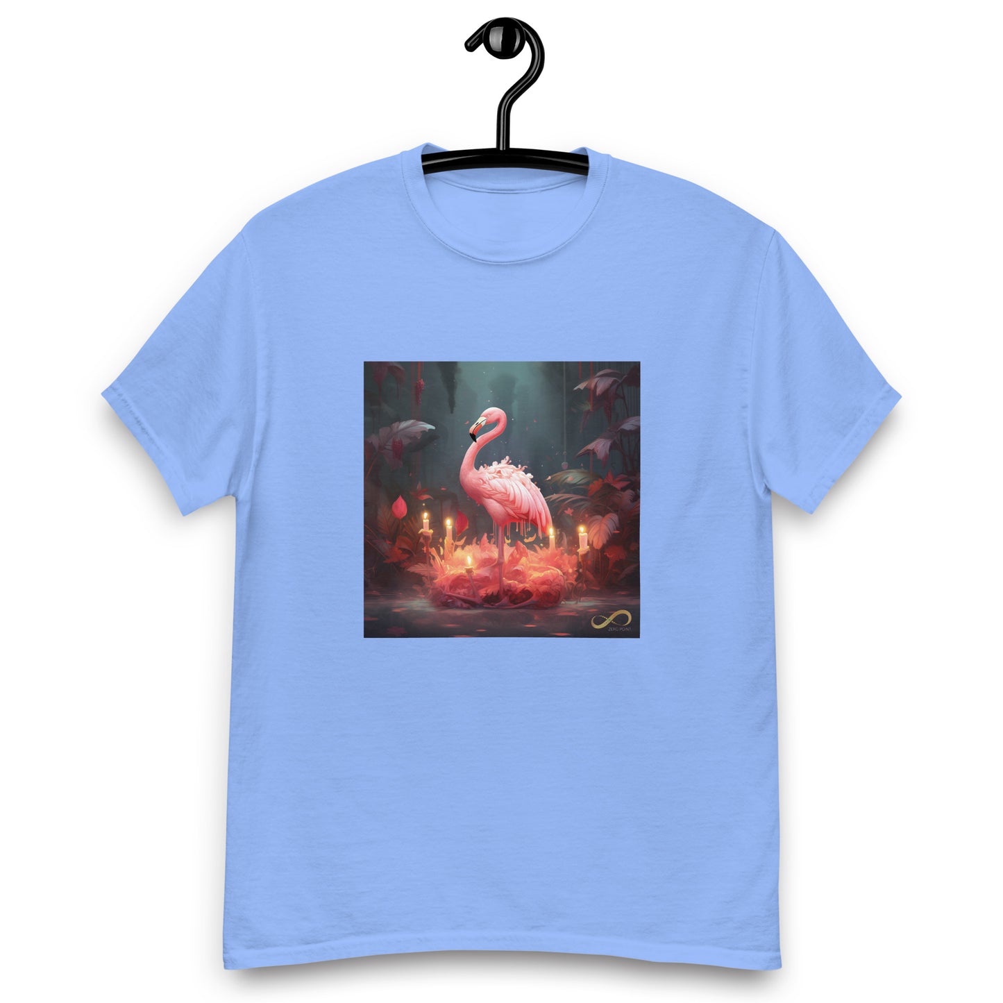 Meditating Zen Flamingo Men's Shirt