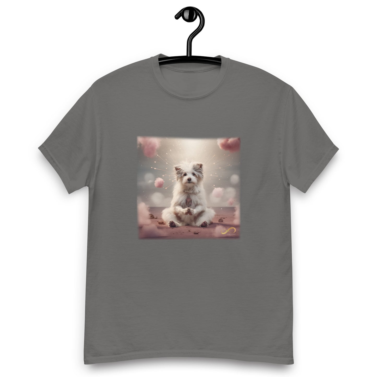 Meditating Zen Dog Men's Shirt