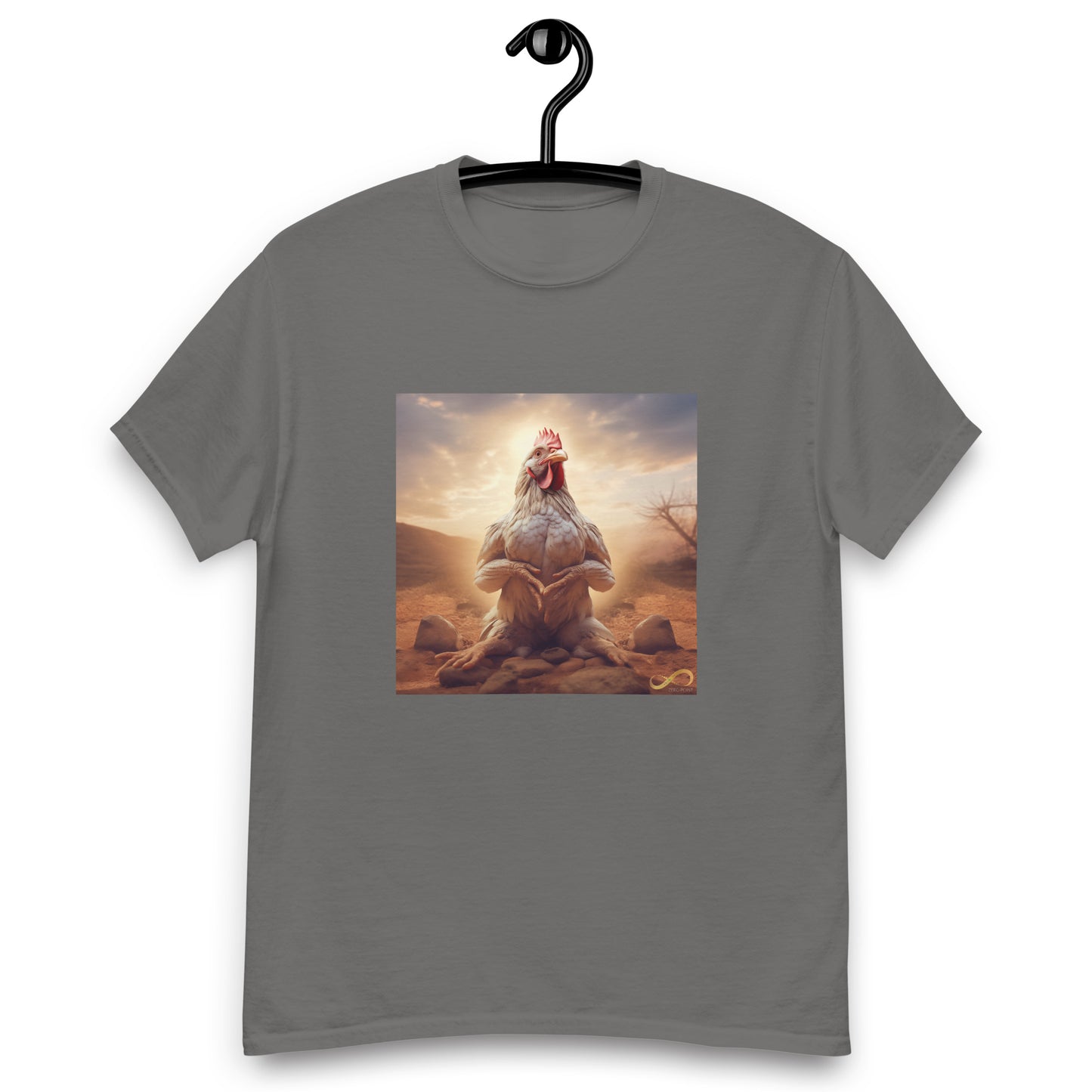 Meditating Zen Hen Men's Shirt