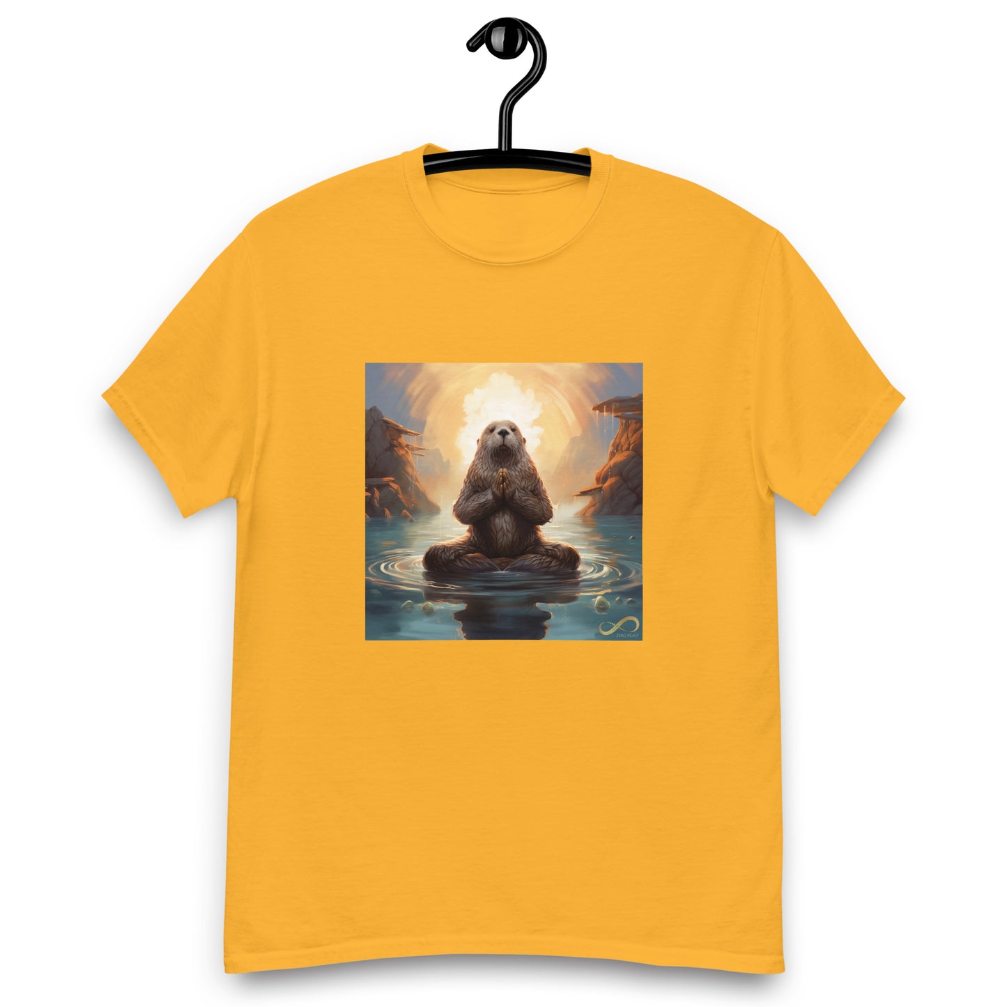 Meditating Zen Otter Men's Shirt