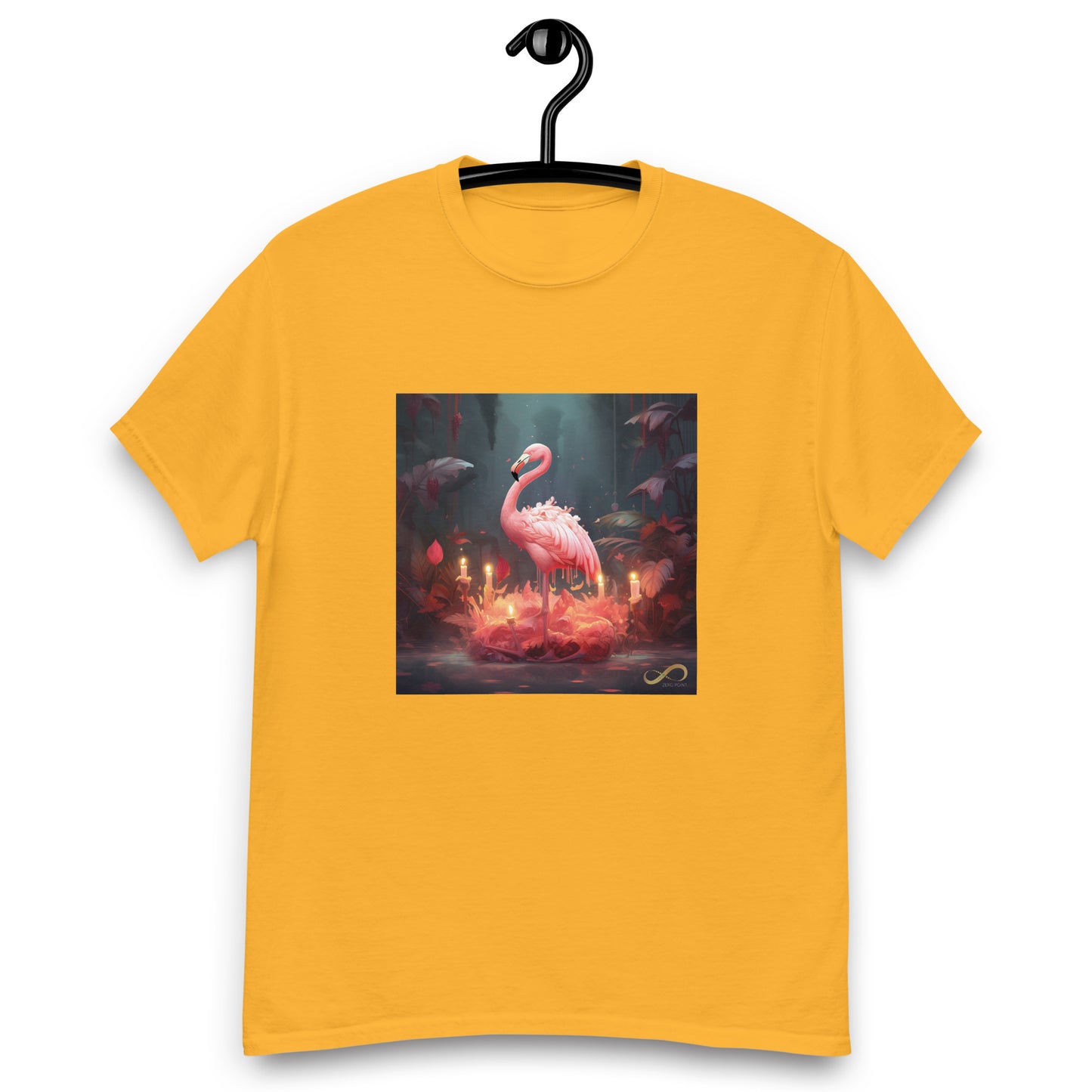 Meditating Zen Flamingo Men's Shirt