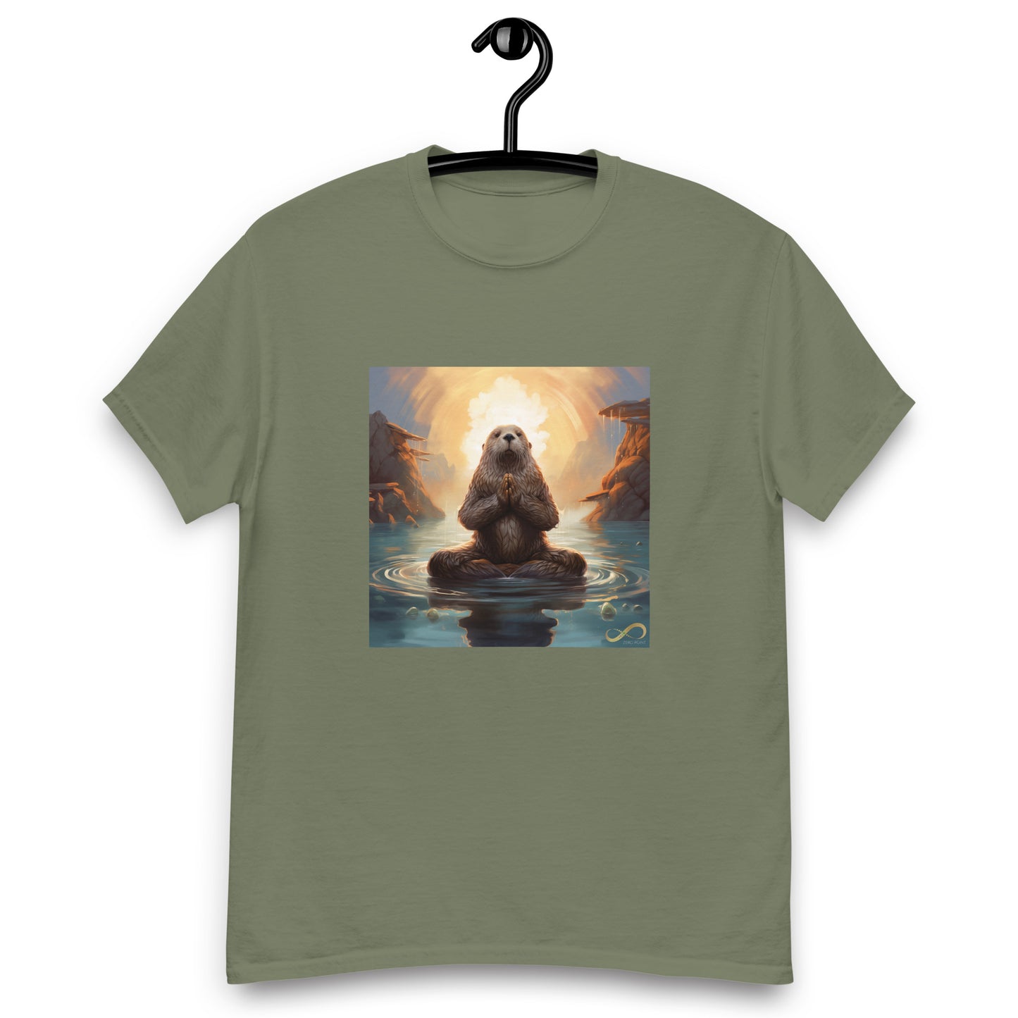 Meditating Zen Otter Men's Shirt