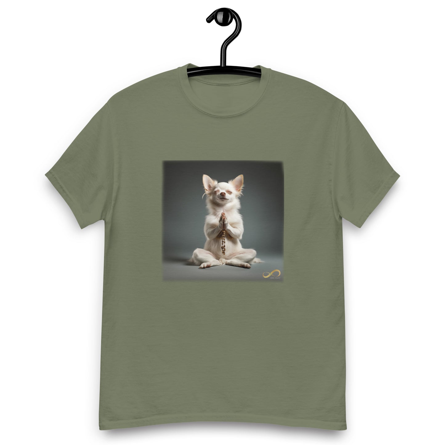 Meditating Zen Chihuahua Men's Shirt