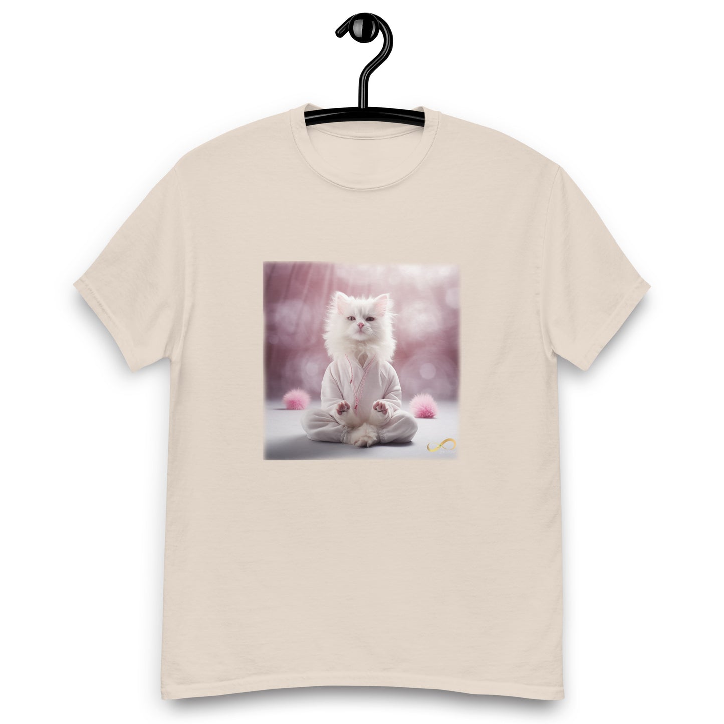 Meditating Zen Cat Men's Shirt