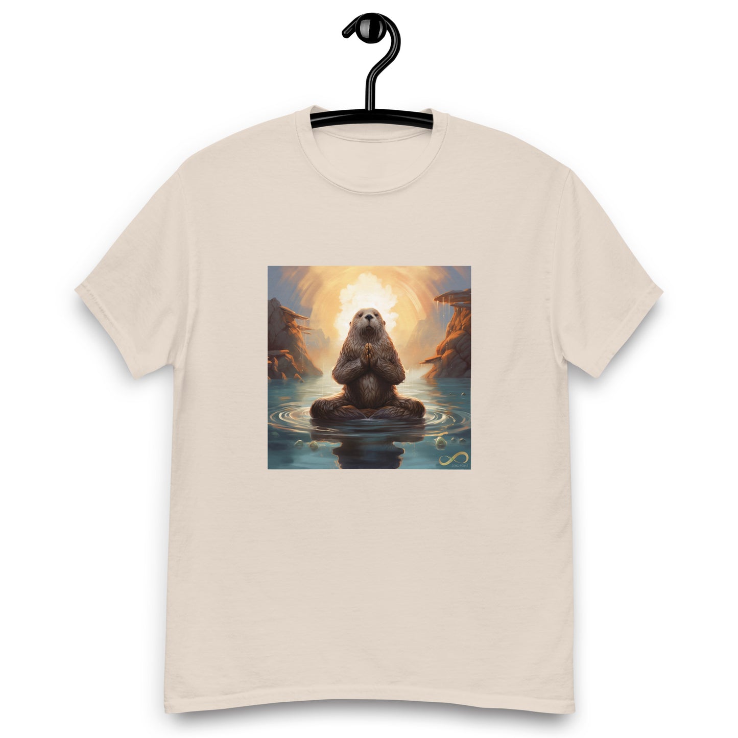 Meditating Zen Otter Men's Shirt