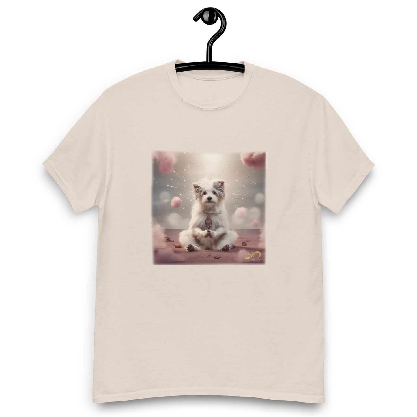 Meditating Zen Dog Men's Shirt