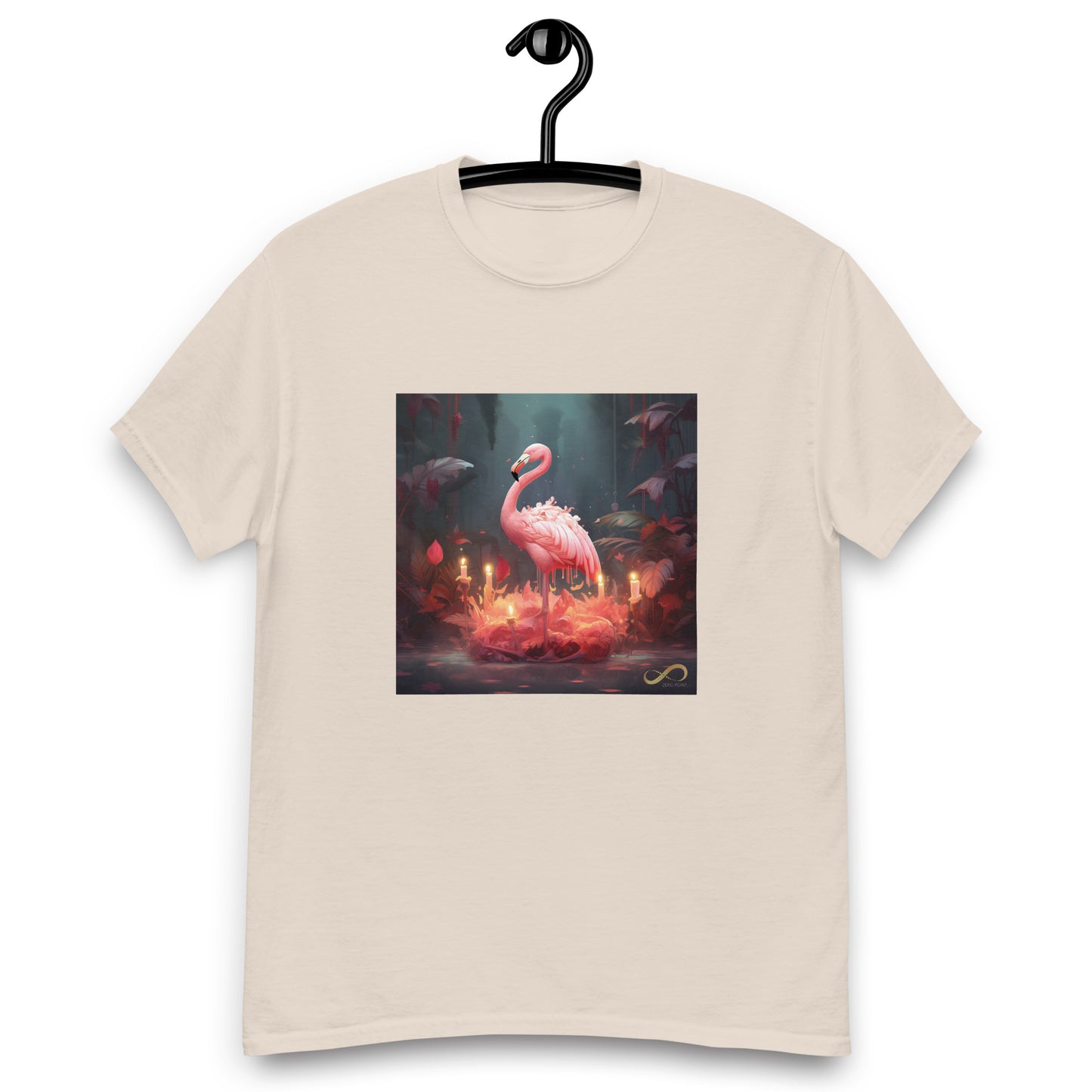 Meditating Zen Flamingo Men's Shirt