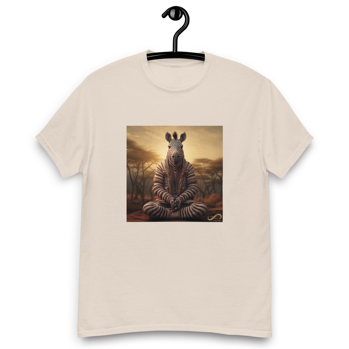 Meditating Zen Zebra Men's Shirt