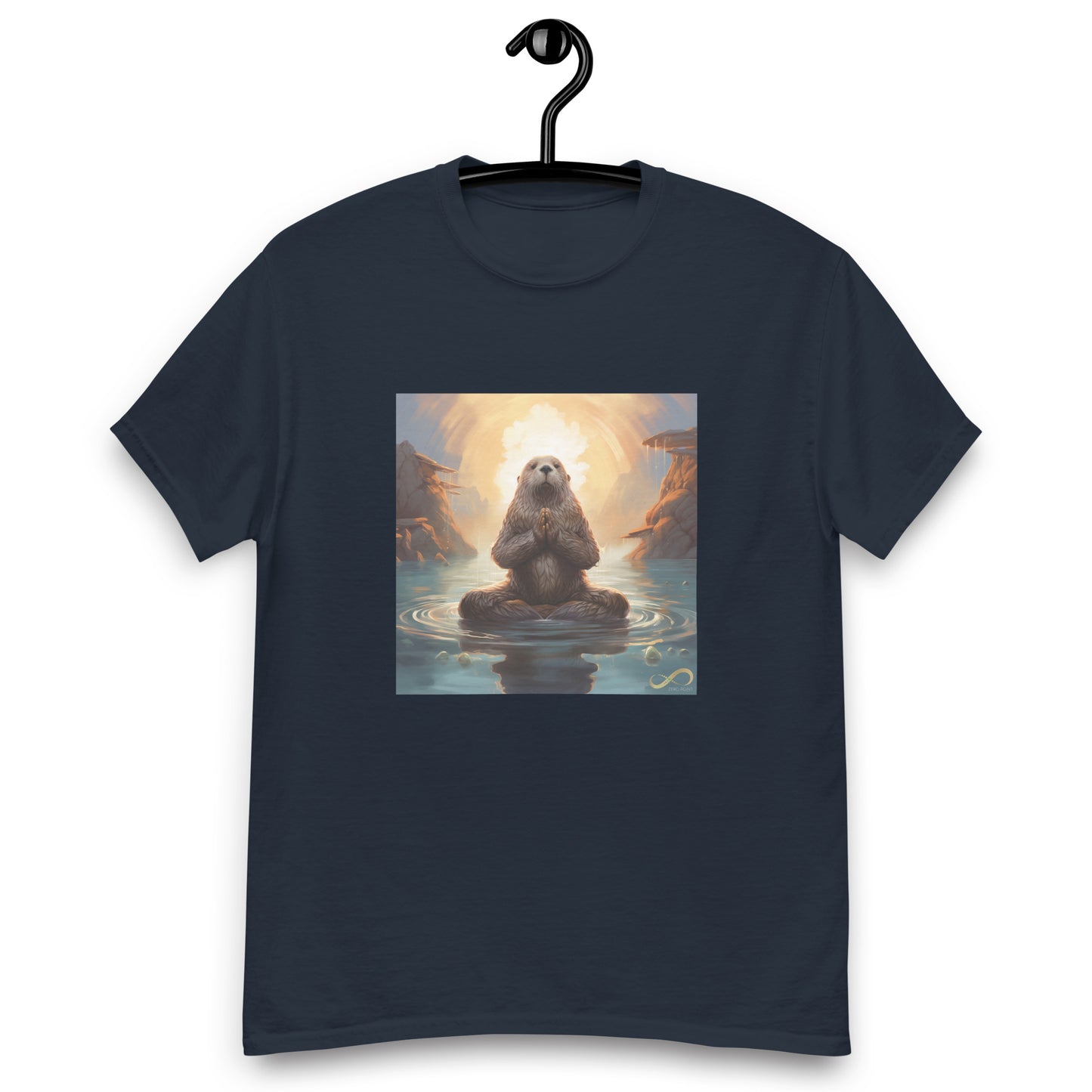 Meditating Zen Otter Men's Shirt