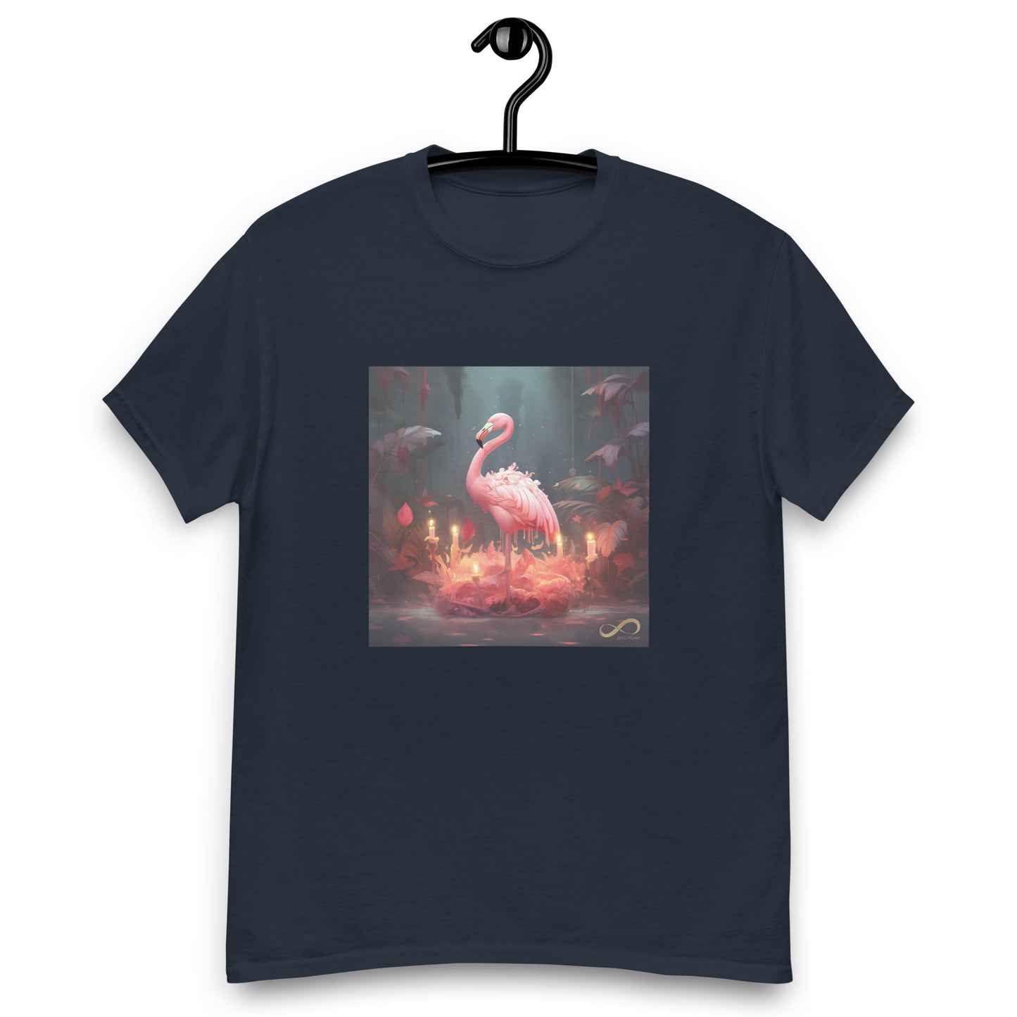 Meditating Zen Flamingo Men's Shirt