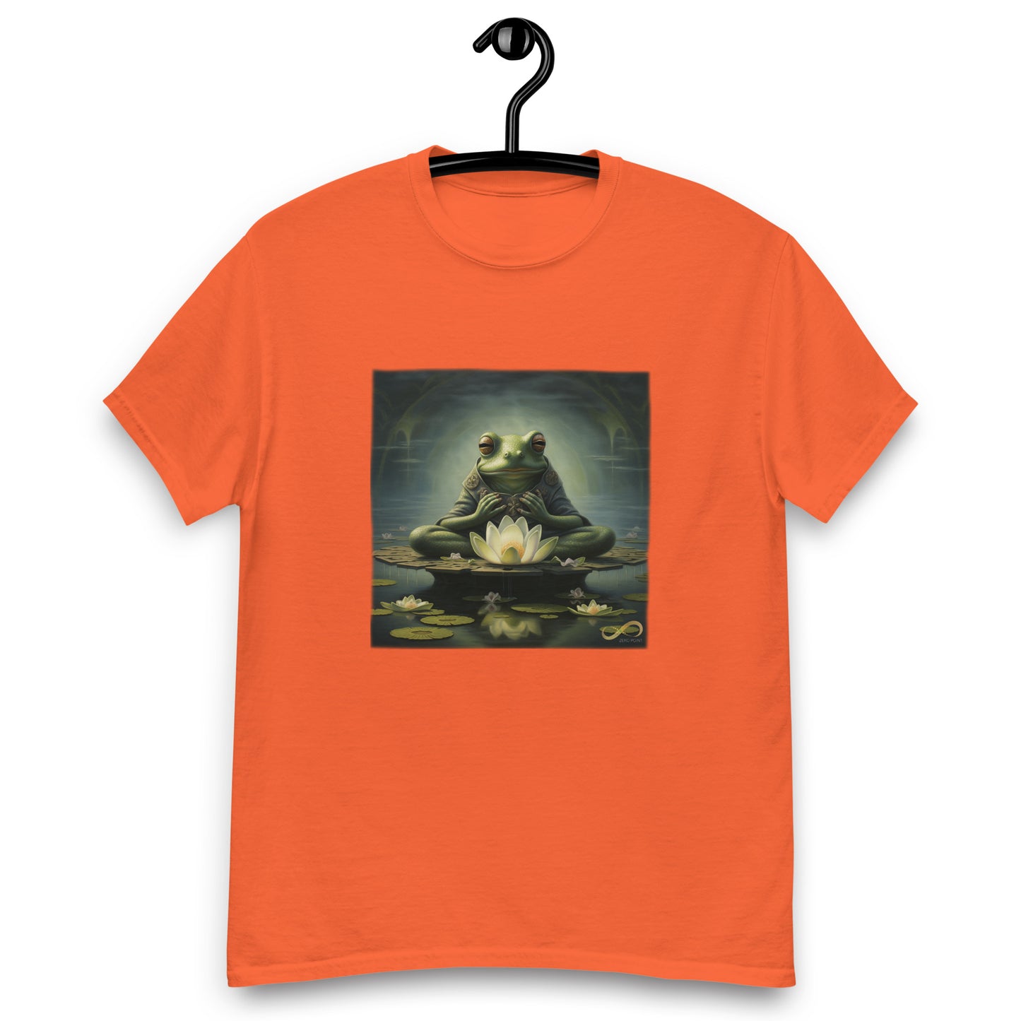 Meditating Zen Frog Men's Shirt