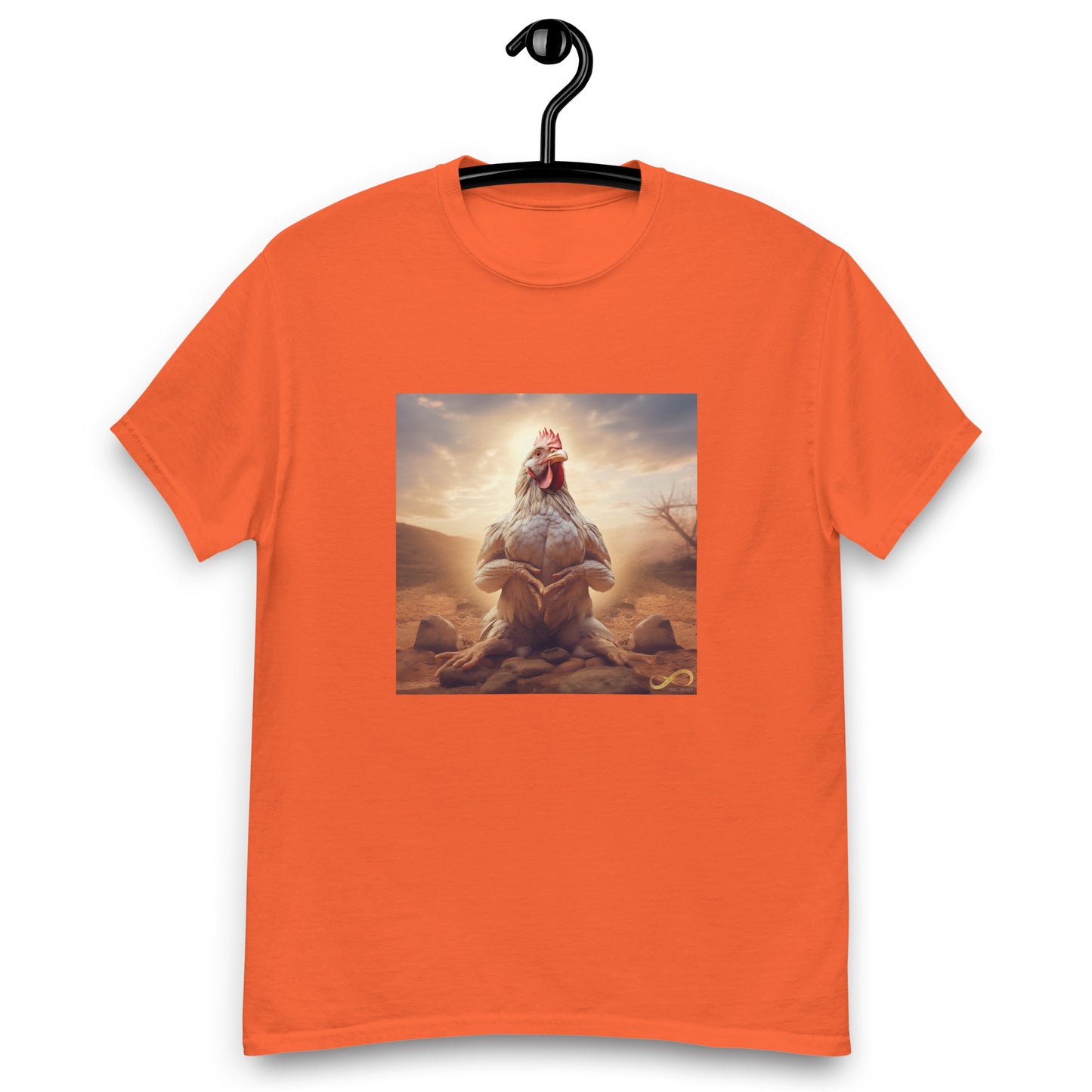 Meditating Zen Hen Men's Shirt