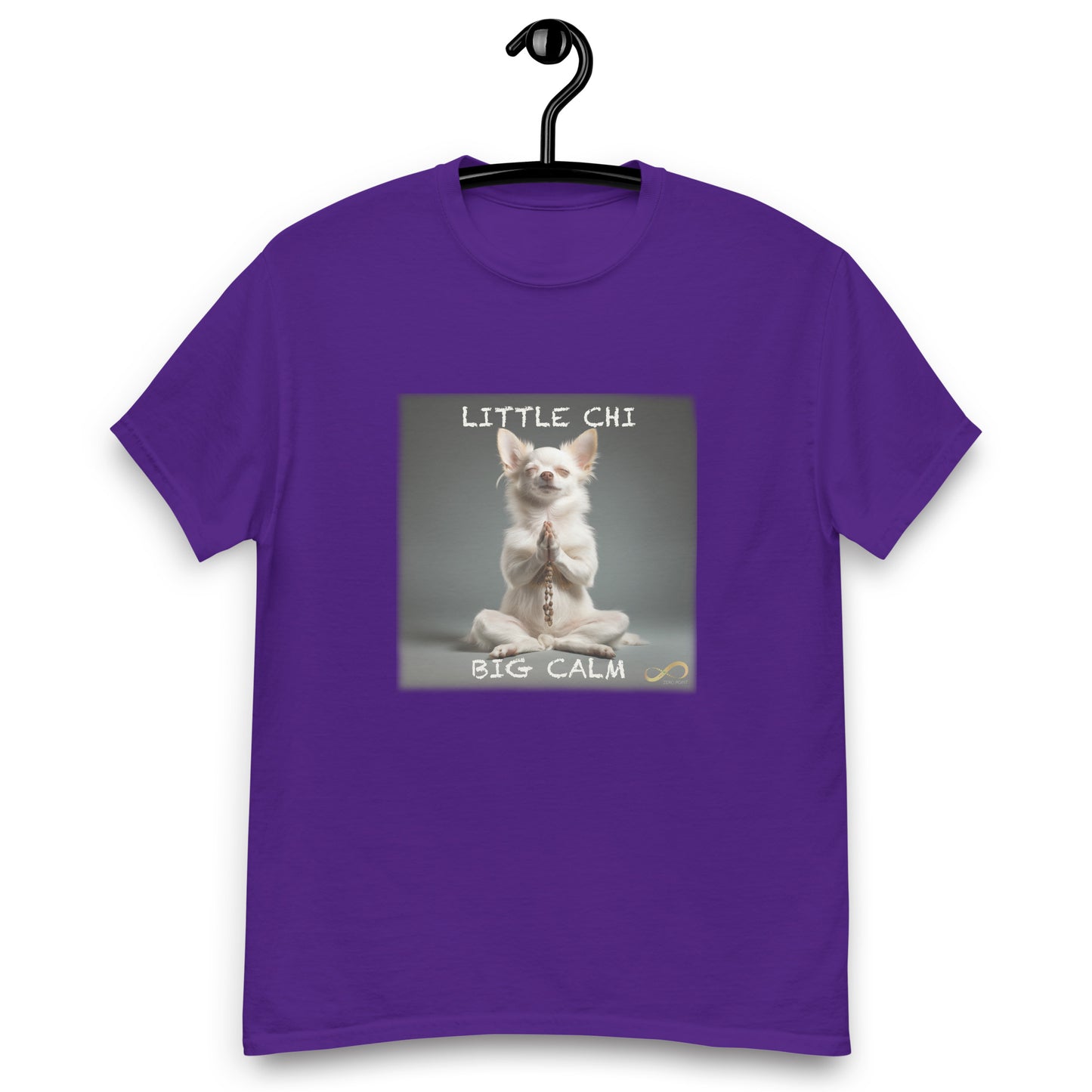 Meditating Zen Chihuahua with Mantra Men's Shirt