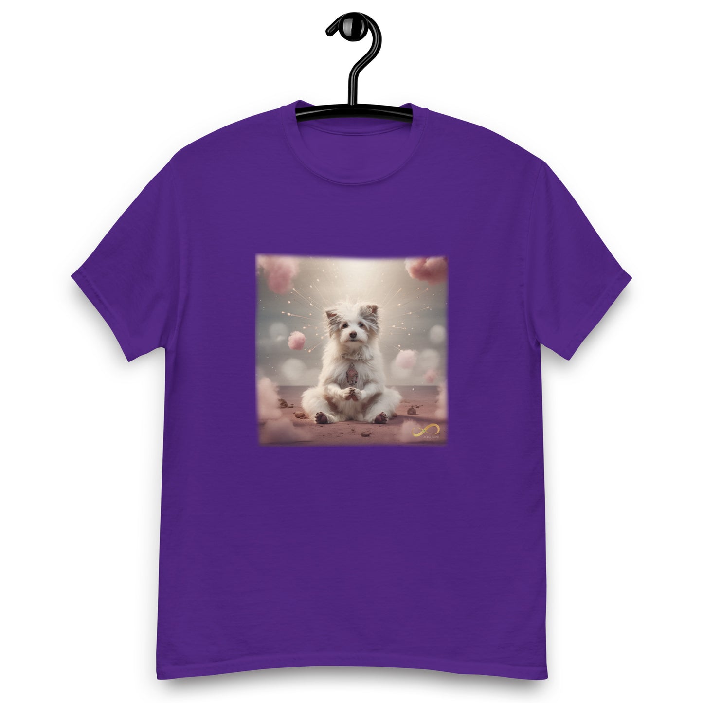 Meditating Zen Dog Men's Shirt