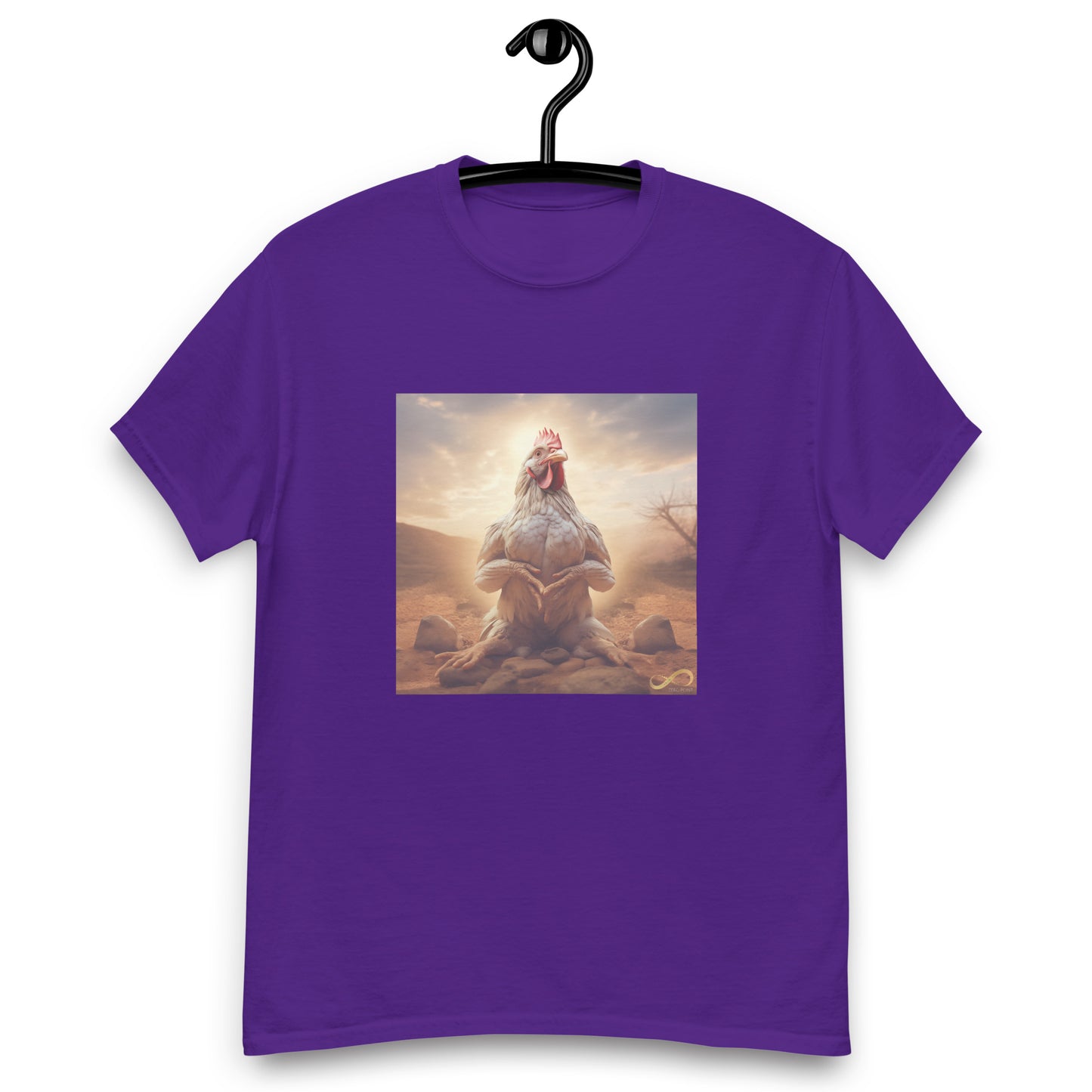 Meditating Zen Hen Men's Shirt