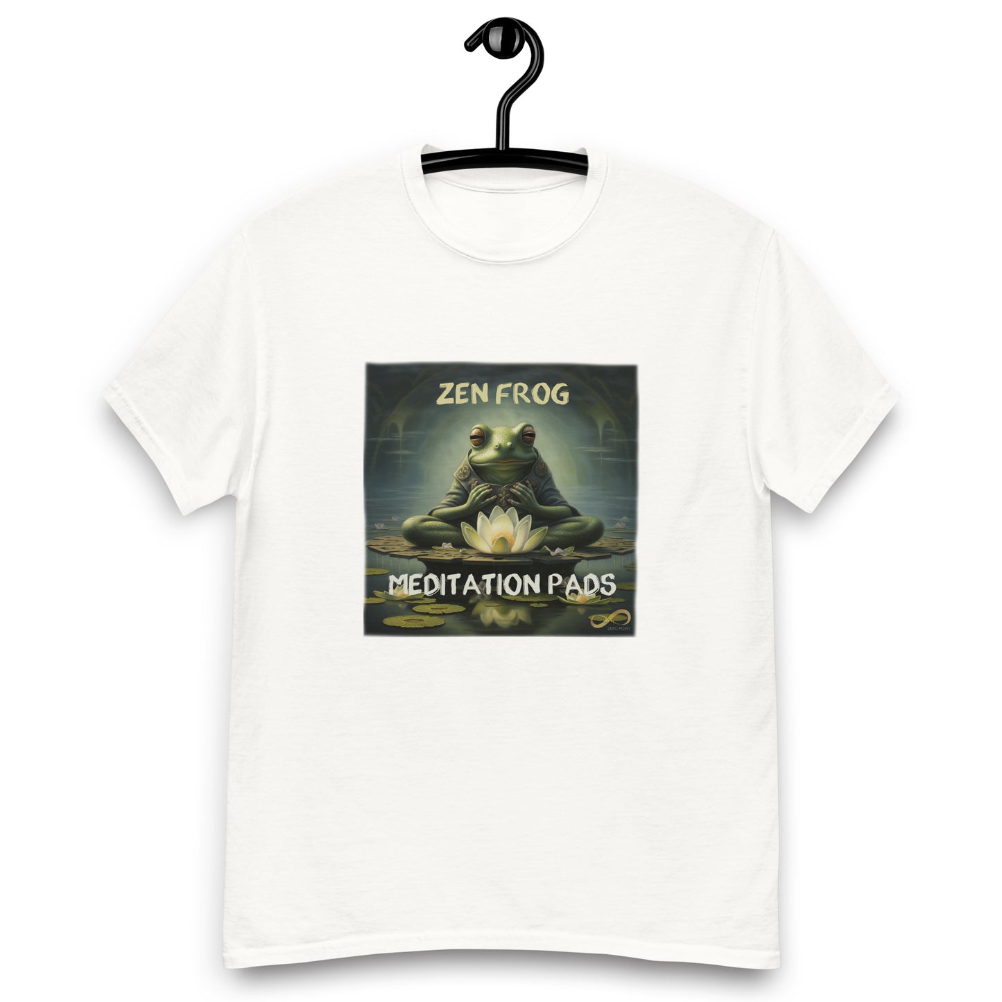 Meditating Zen Frog with Mantra Men's Shirt