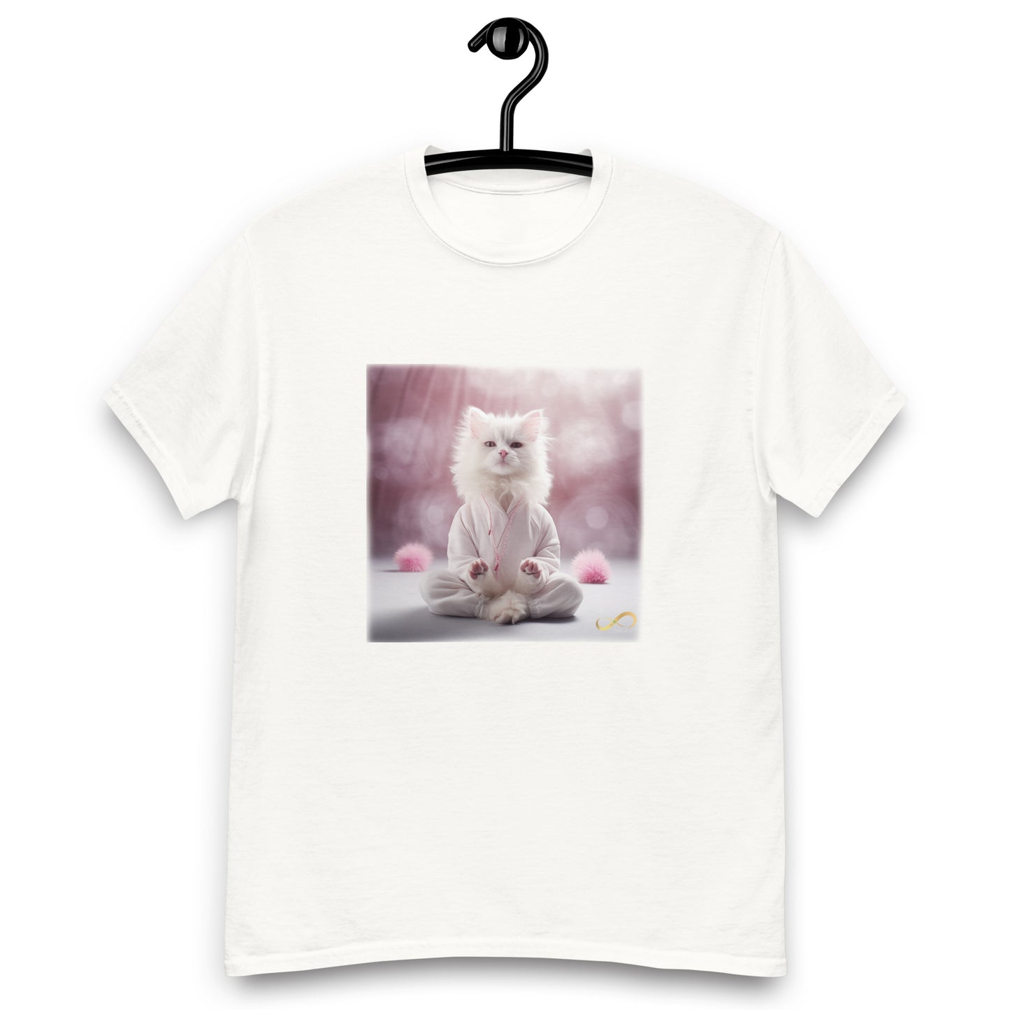 Meditating Zen Cat Men's Shirt