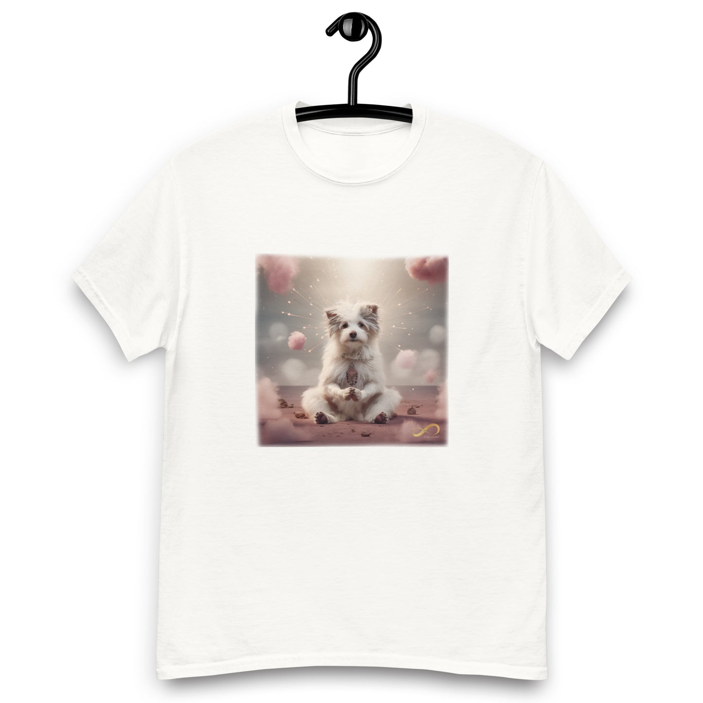 Meditating Zen Dog Men's Shirt