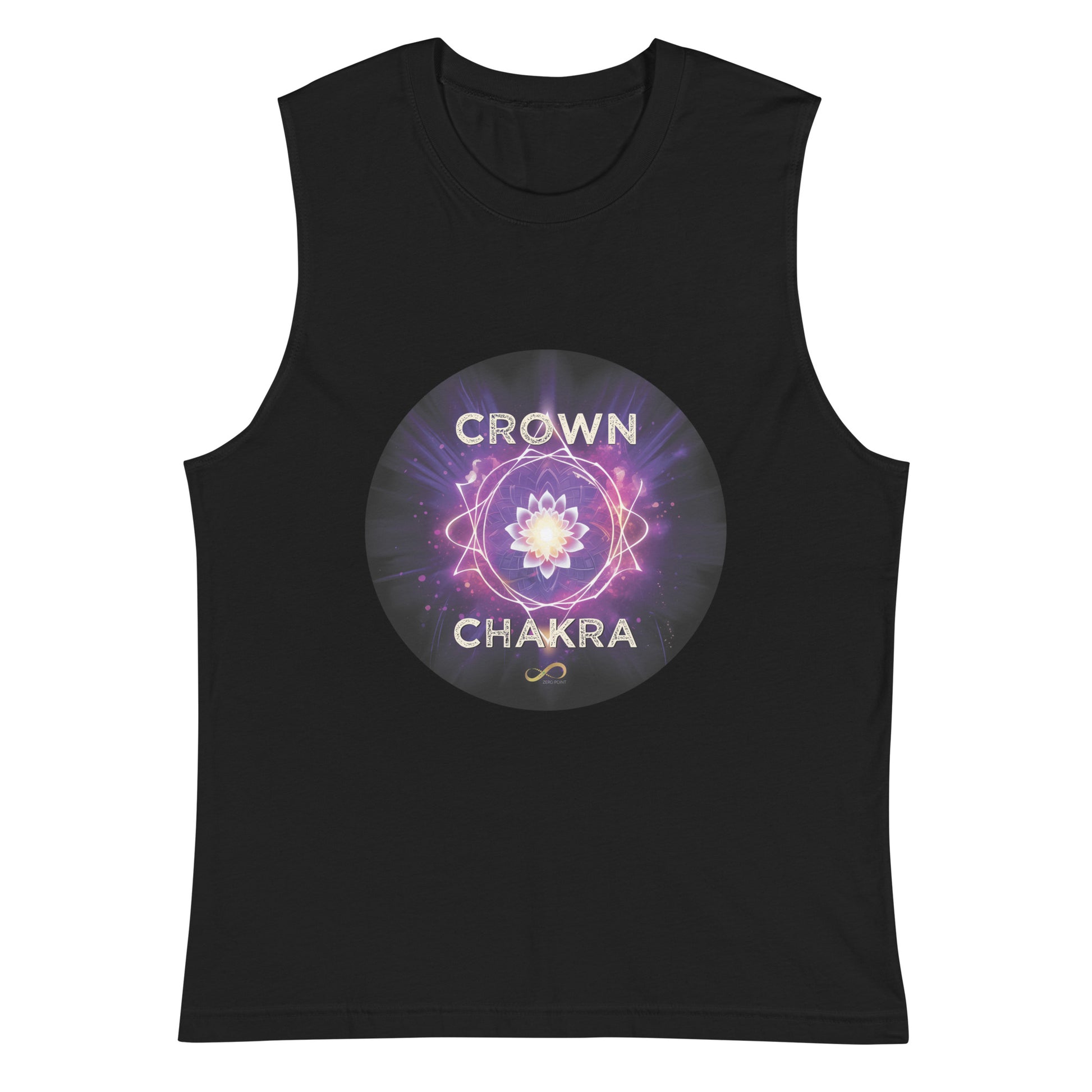 Crown Chakra muscle tank zero point activation merch