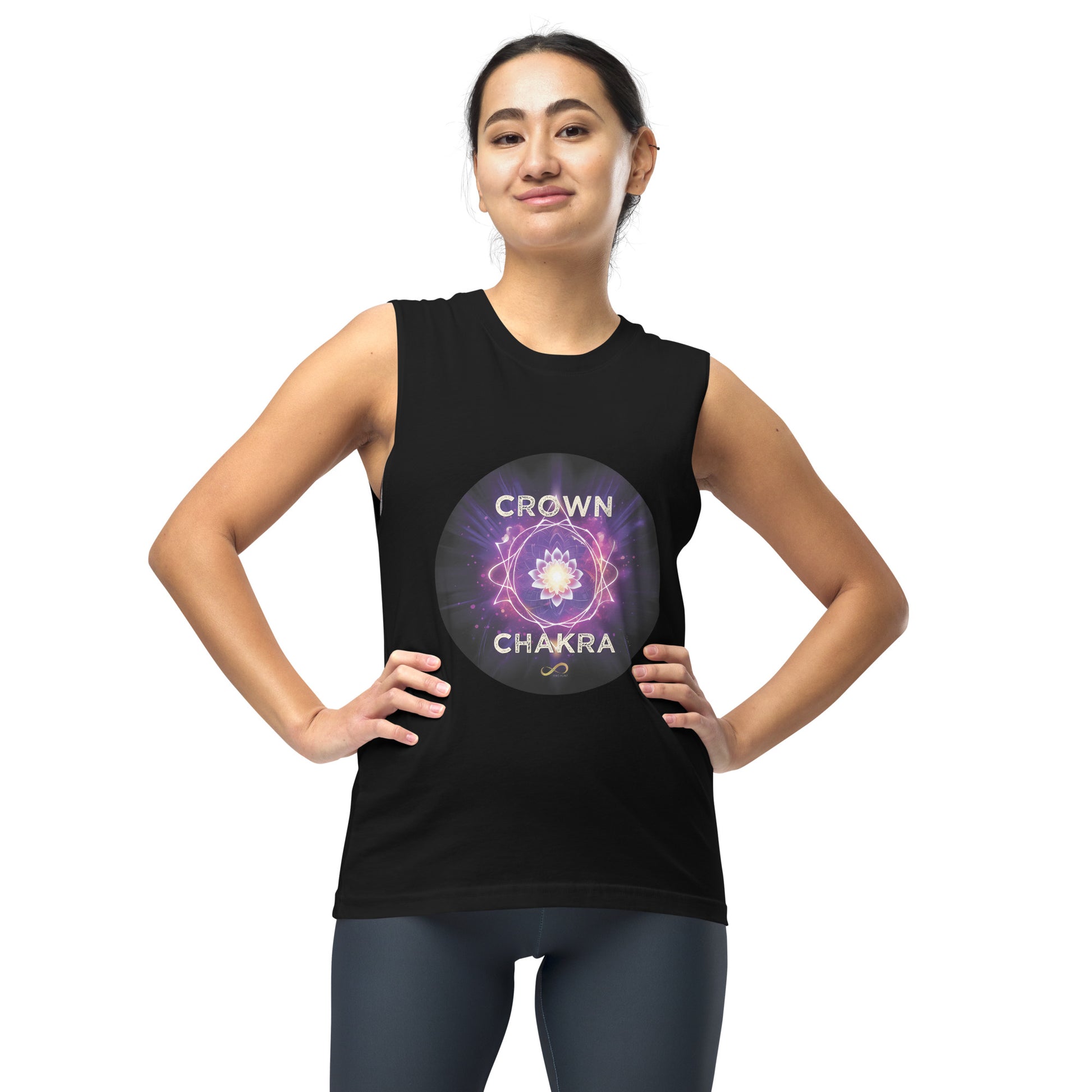 Crown Chakra muscle tank zero point activation merch