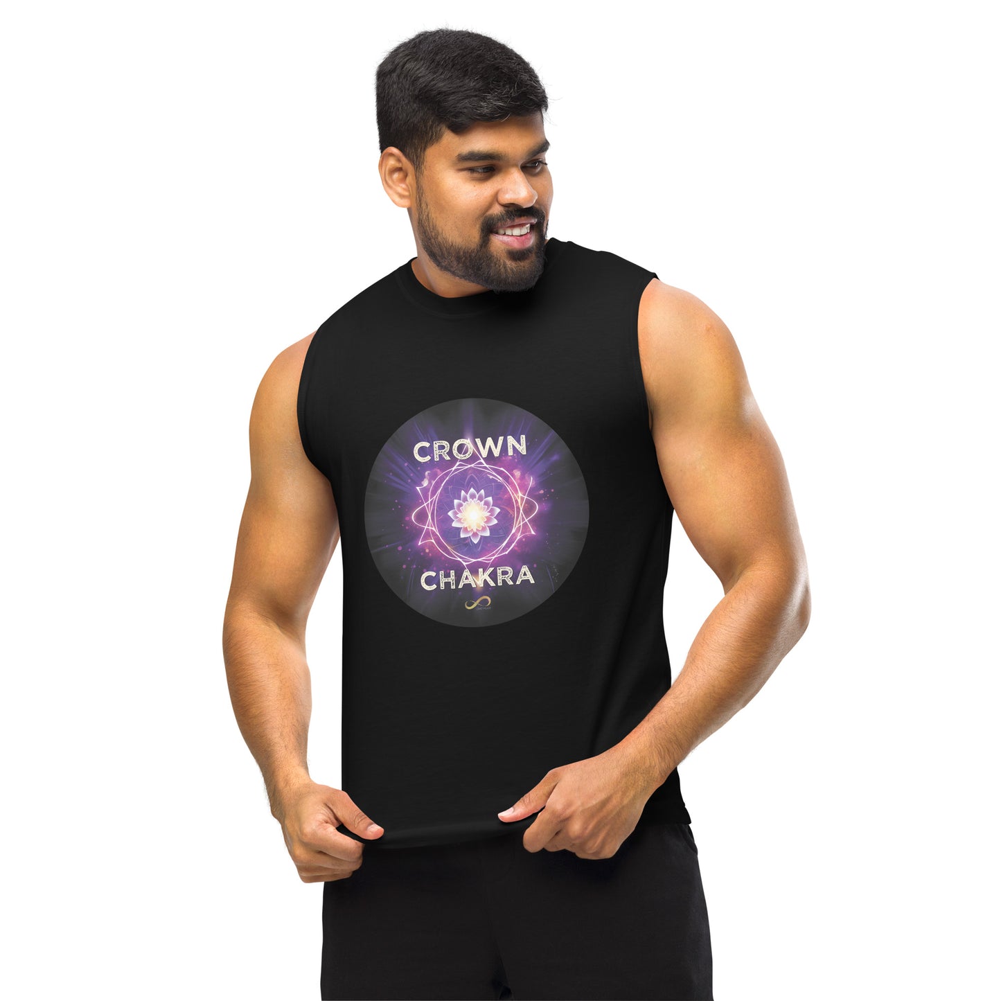 Crown Chakra muscle tank zero point activation merch